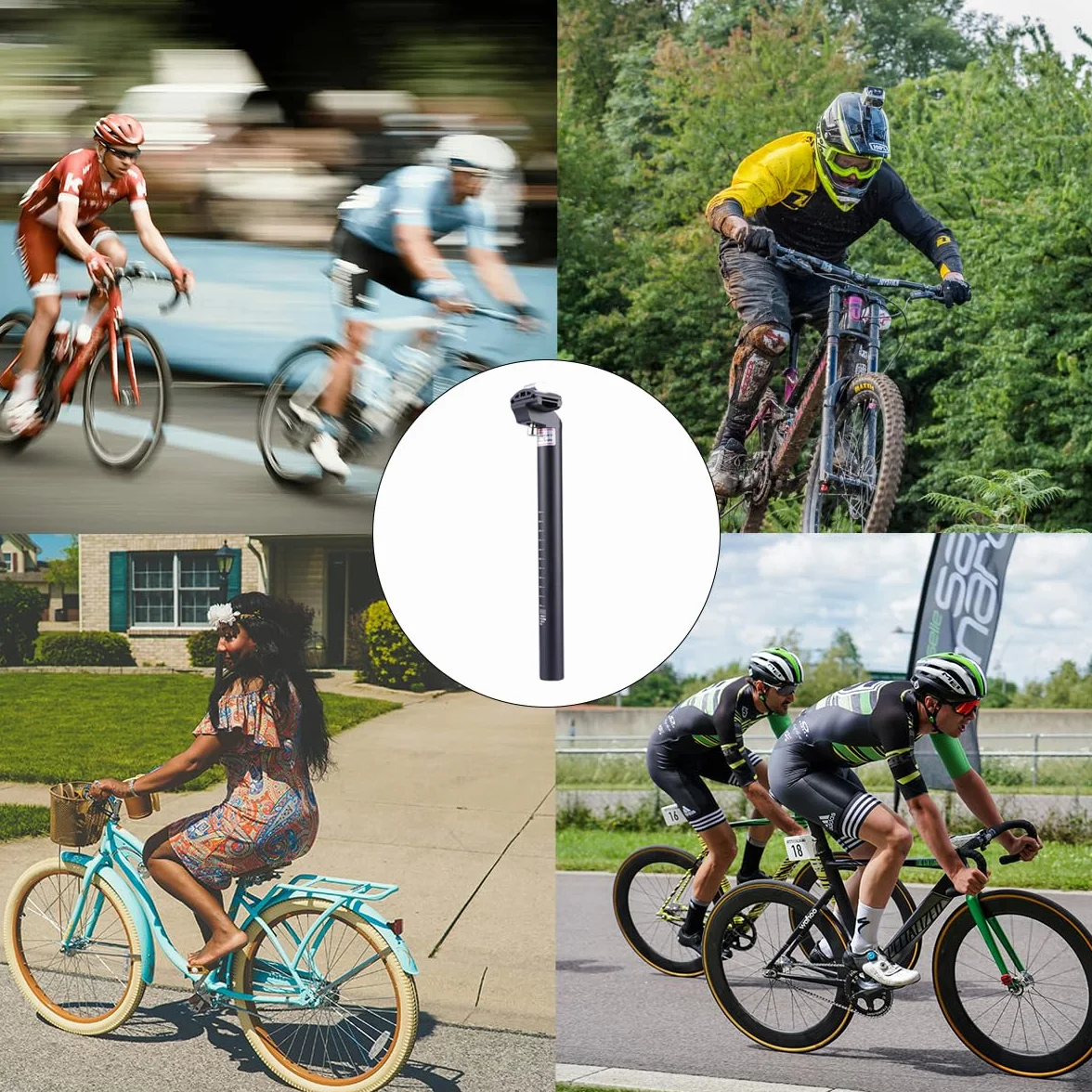Sztyca siodełka rowerowego 27,2 mm 30 cm ze stopu aluminium