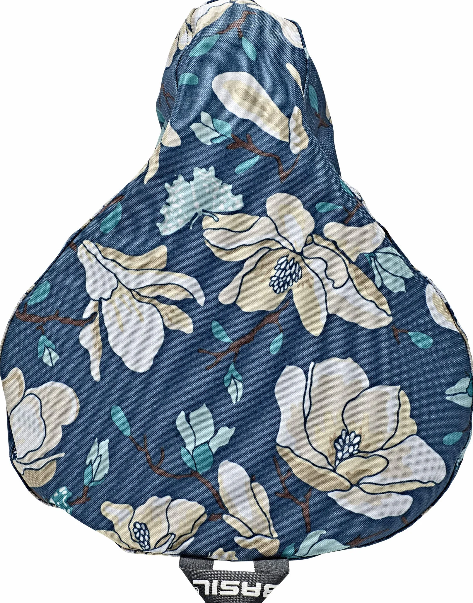 Basil Unisex – dla dorosłych Magnolia pokrowiec na siodełko rowerowe, Teal Blue, One Size