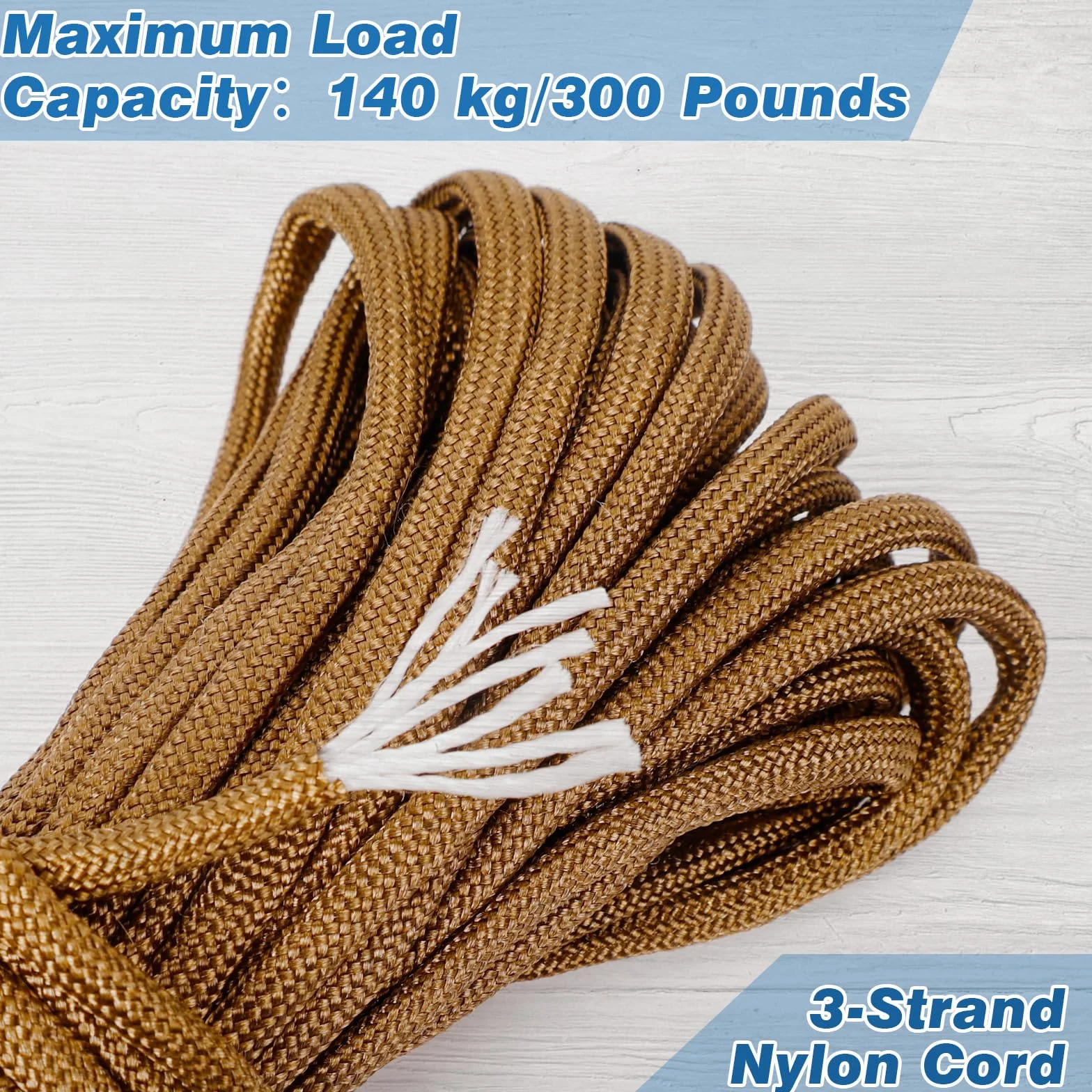 Linka spadochronowa Paracord nylonowa 4 mm 7 żył 5 kolorów 10 m 5 sztuk