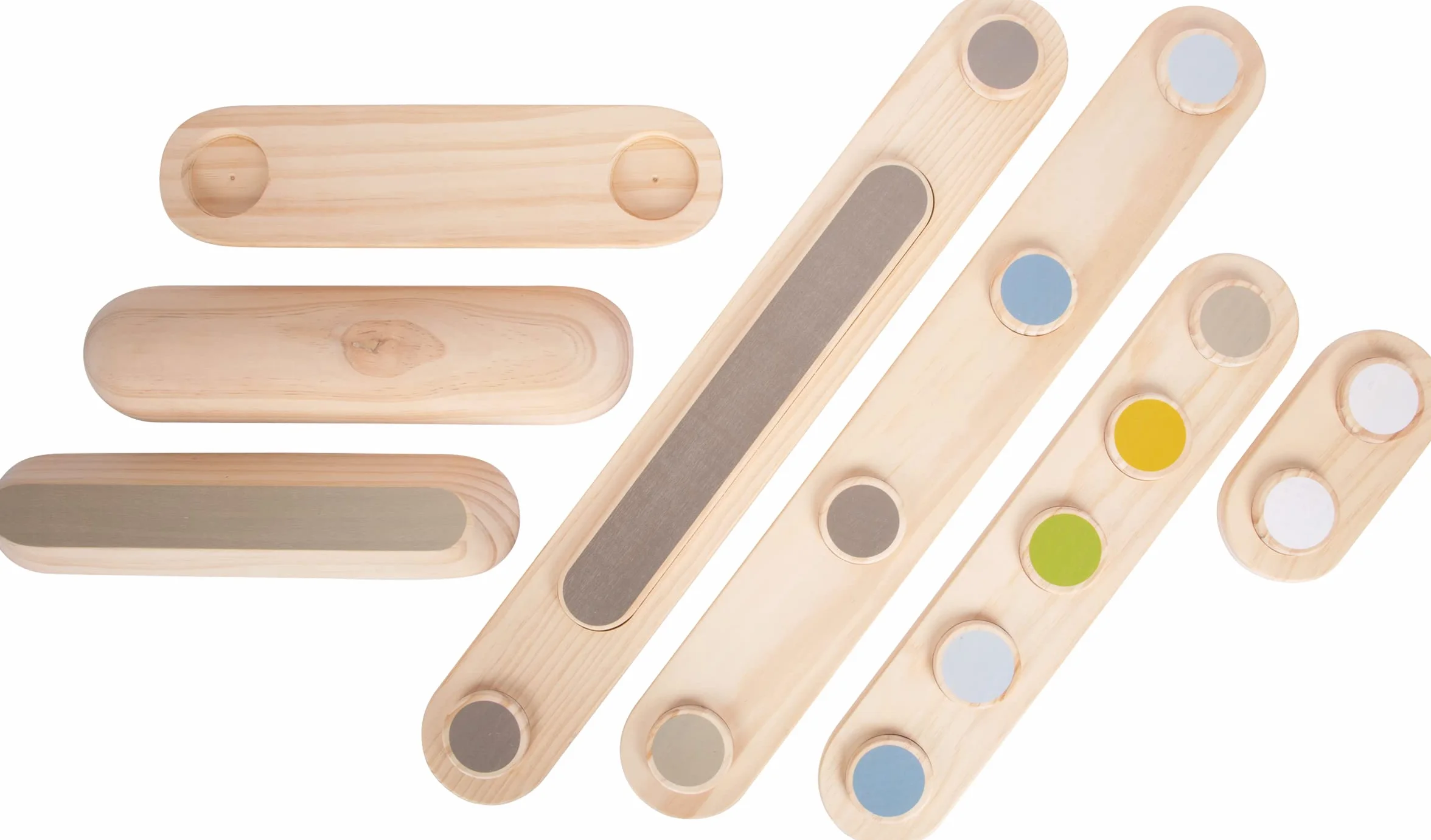small foot Balance Beams "Adventure", drewniana zabawka do ćwiczeń dla dzieci w wieku od 3 lat, do użytku po obu stronach, prod. 12241