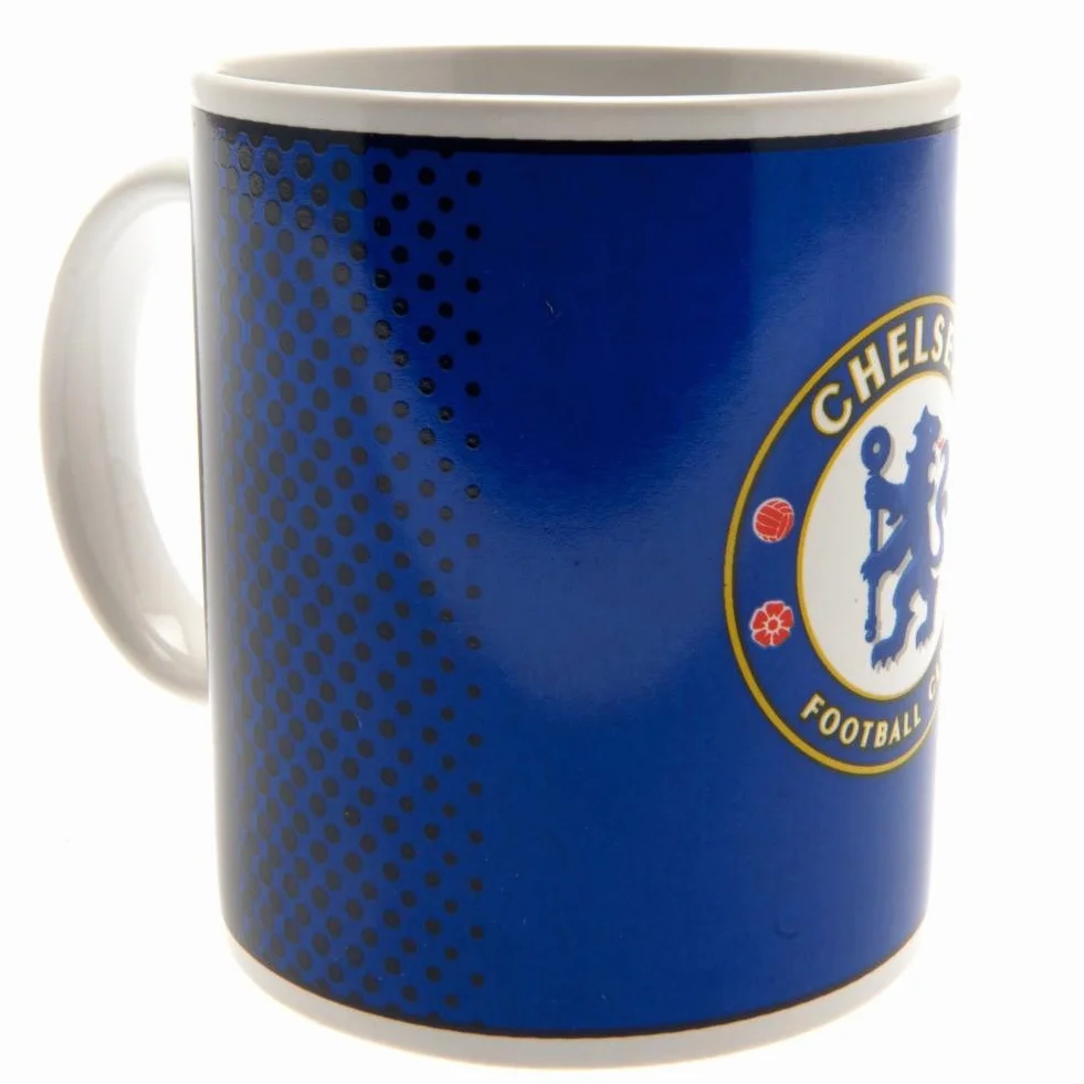 Hy-Pro MUGC Chelsea Fade Design zapakowany kubek, ceramiczny, biały