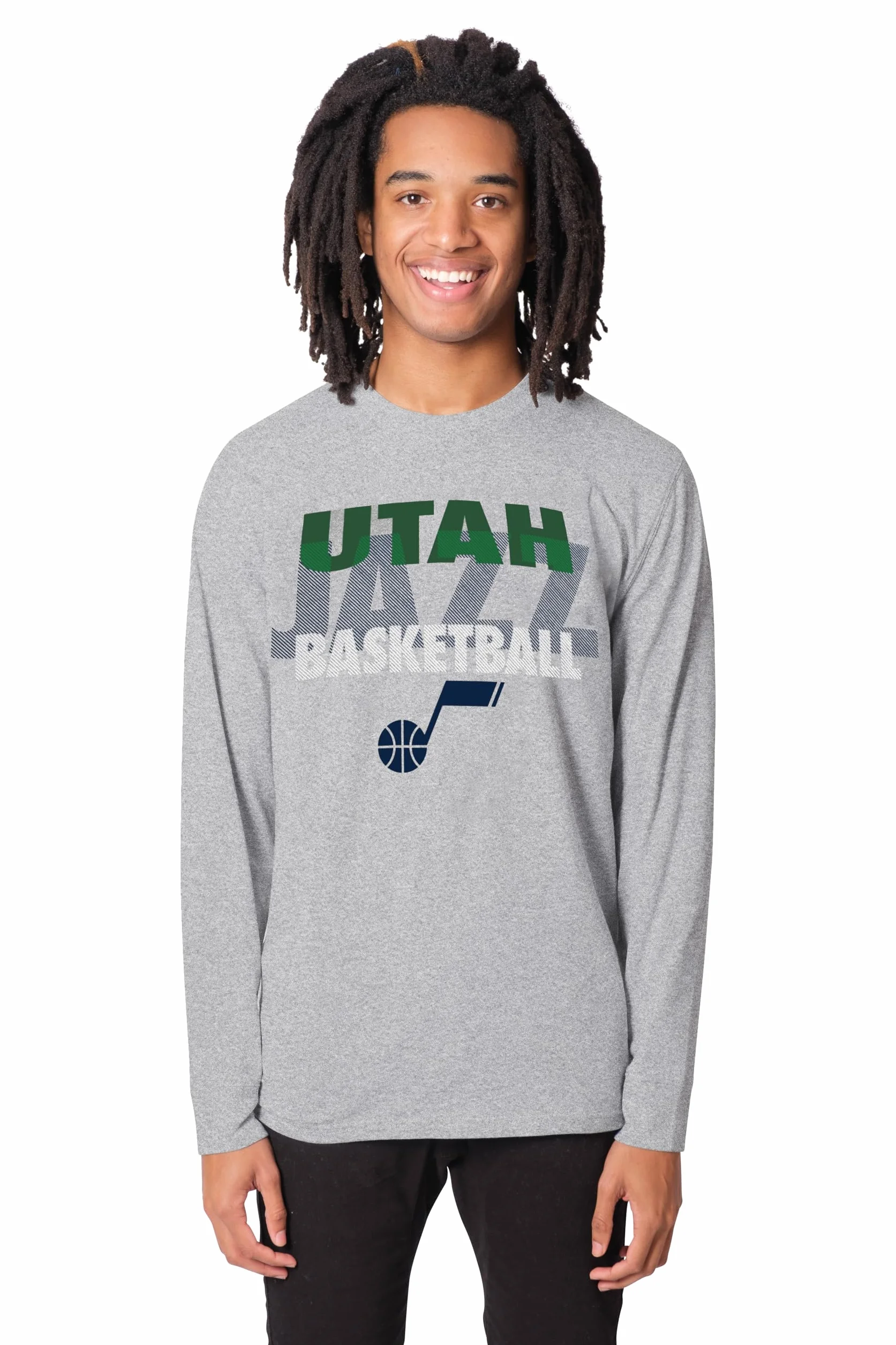 Ultra Game NBA Supreme sweter z długim rękawem koszulka Szary wrzosowy L