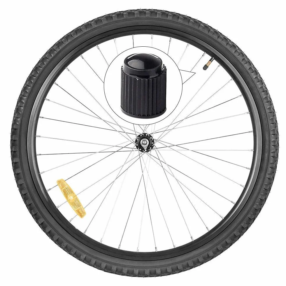 Czapka na wentyl rowerowy Presta, 50 szt. nakładki na wentyle rowerowe, stop aluminium, francuski styl, pyłoszczelna osłona trzpienia zaworu, do motocykli, ciężarówek, rowerów