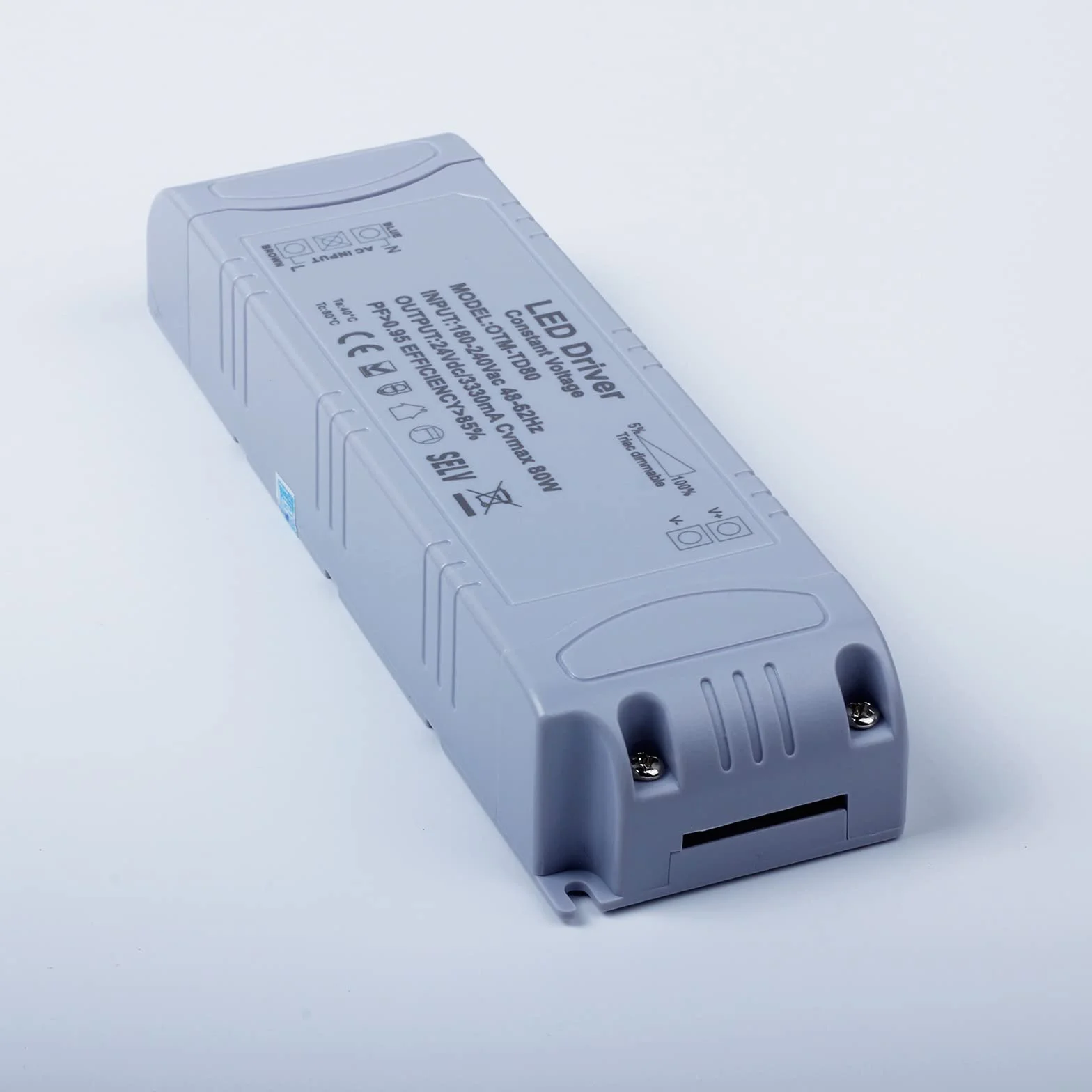 REYLAX Transformator LED 24V 80W 3,33A 0-10V 1-10V PWM ściemnialny