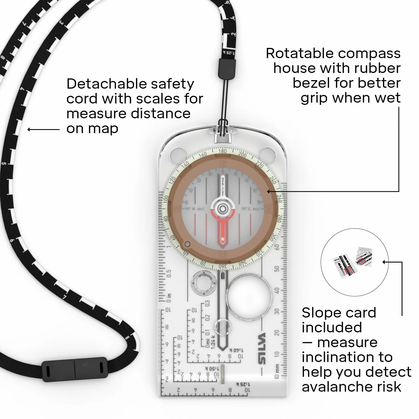 Silva Expedition 360 Global kompas brązowy