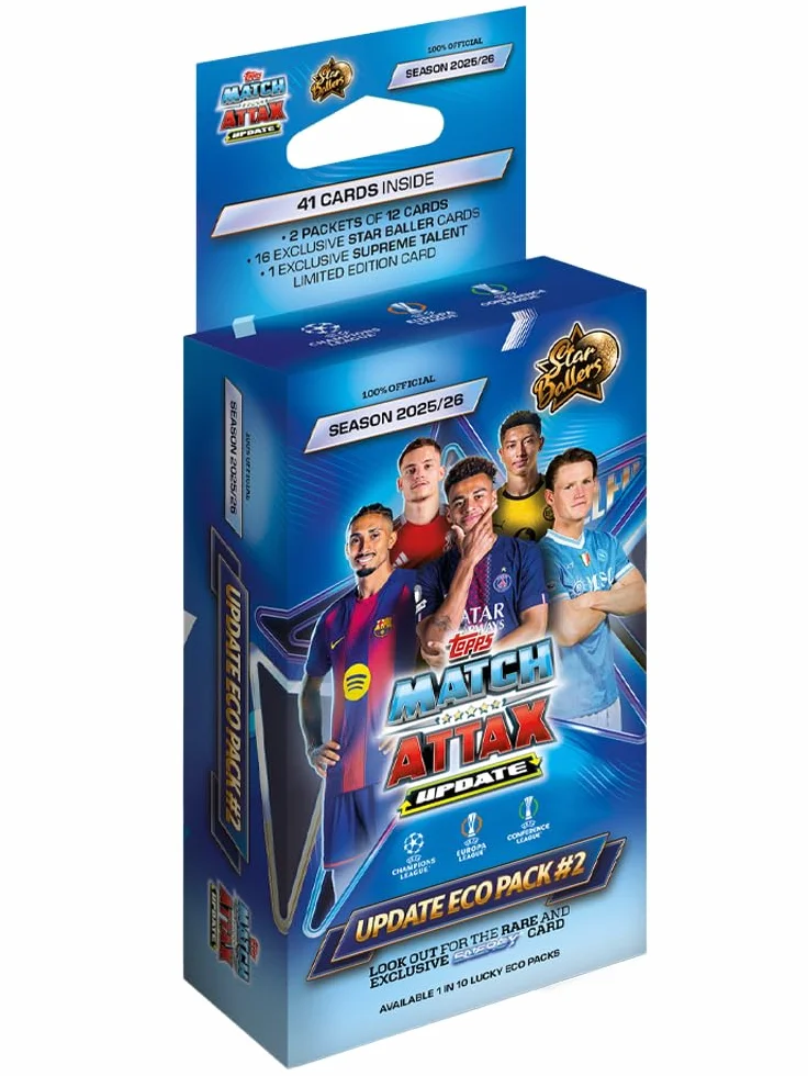Topps UCC Match Attax 2025/26 Eco Pack #2 Star Ballers 41 kart