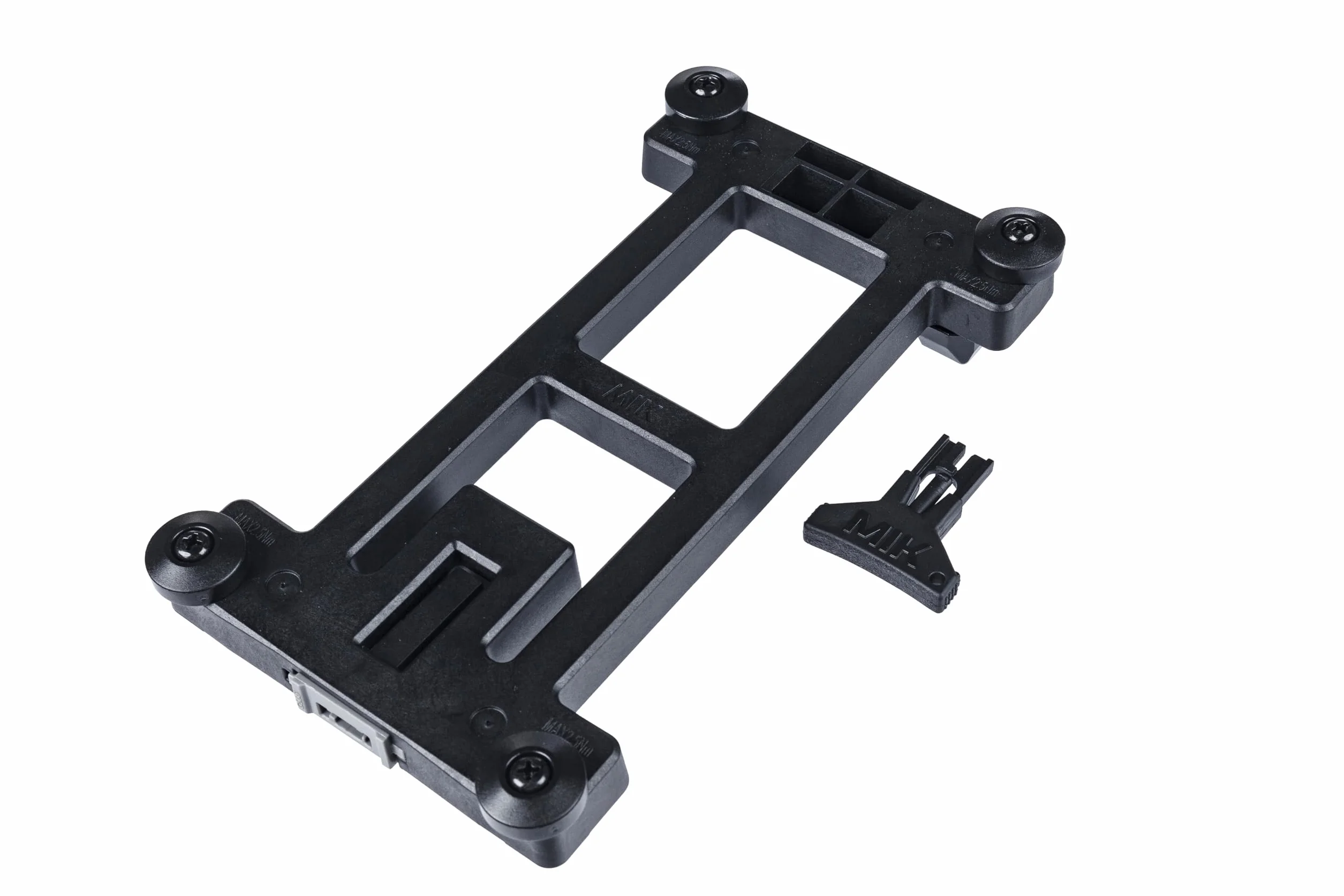 Basil Części nośne MIK Adapter Plate Czarny