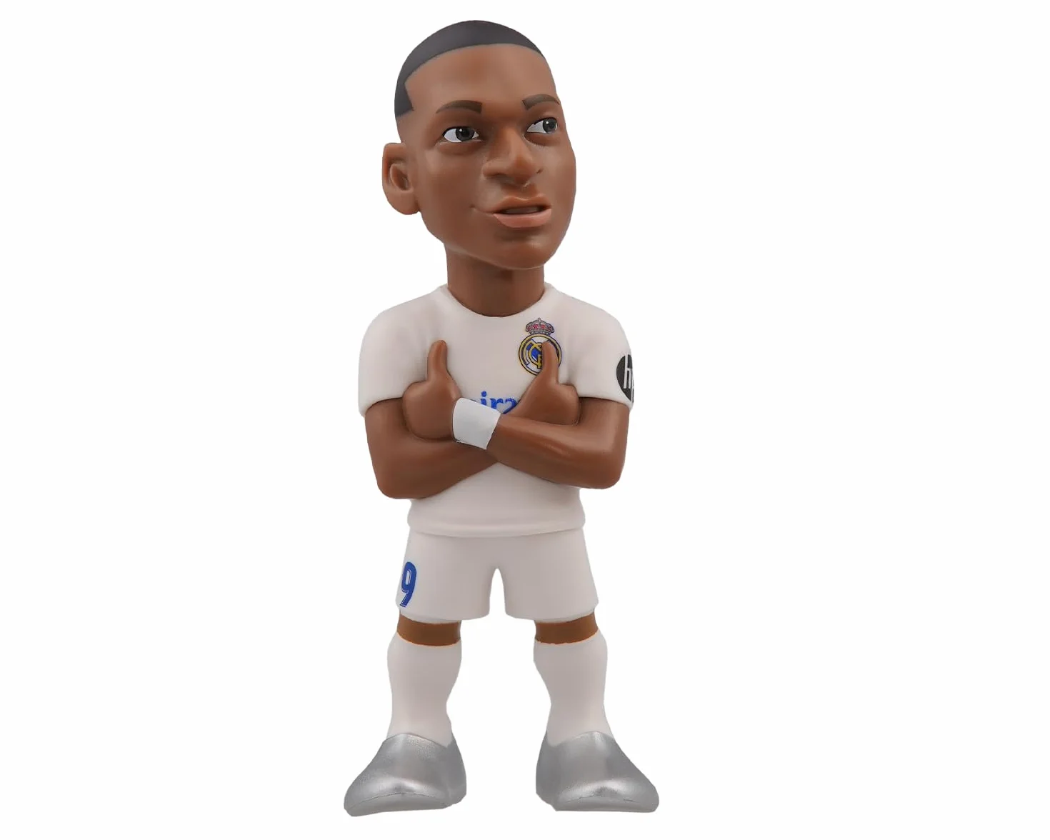 MINIX COLLECTIBLE FIGURINES MN18451 figurka Mbappé, Real Madryt, 12 cm Kolekcje na wyświetlacz, pomysł na prezent dla dzieci i dorosłych, fanów piłki nożnej