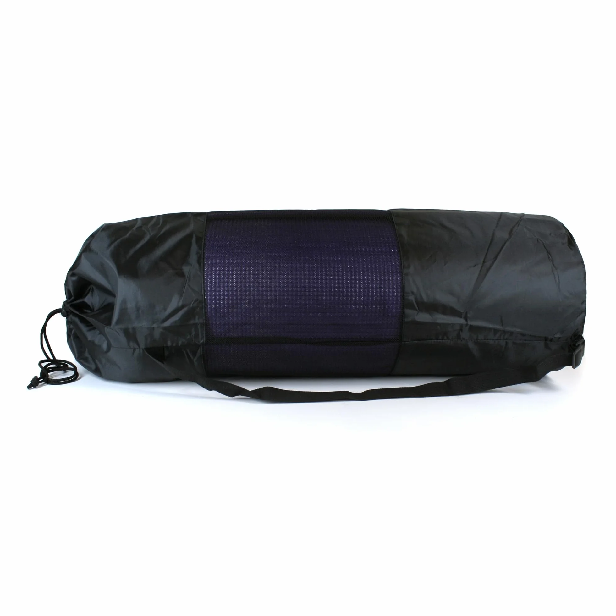 DOJA Barcelona Czarna torba na matę do jogi 25 x 24,5 x 82 cm poliestrowa