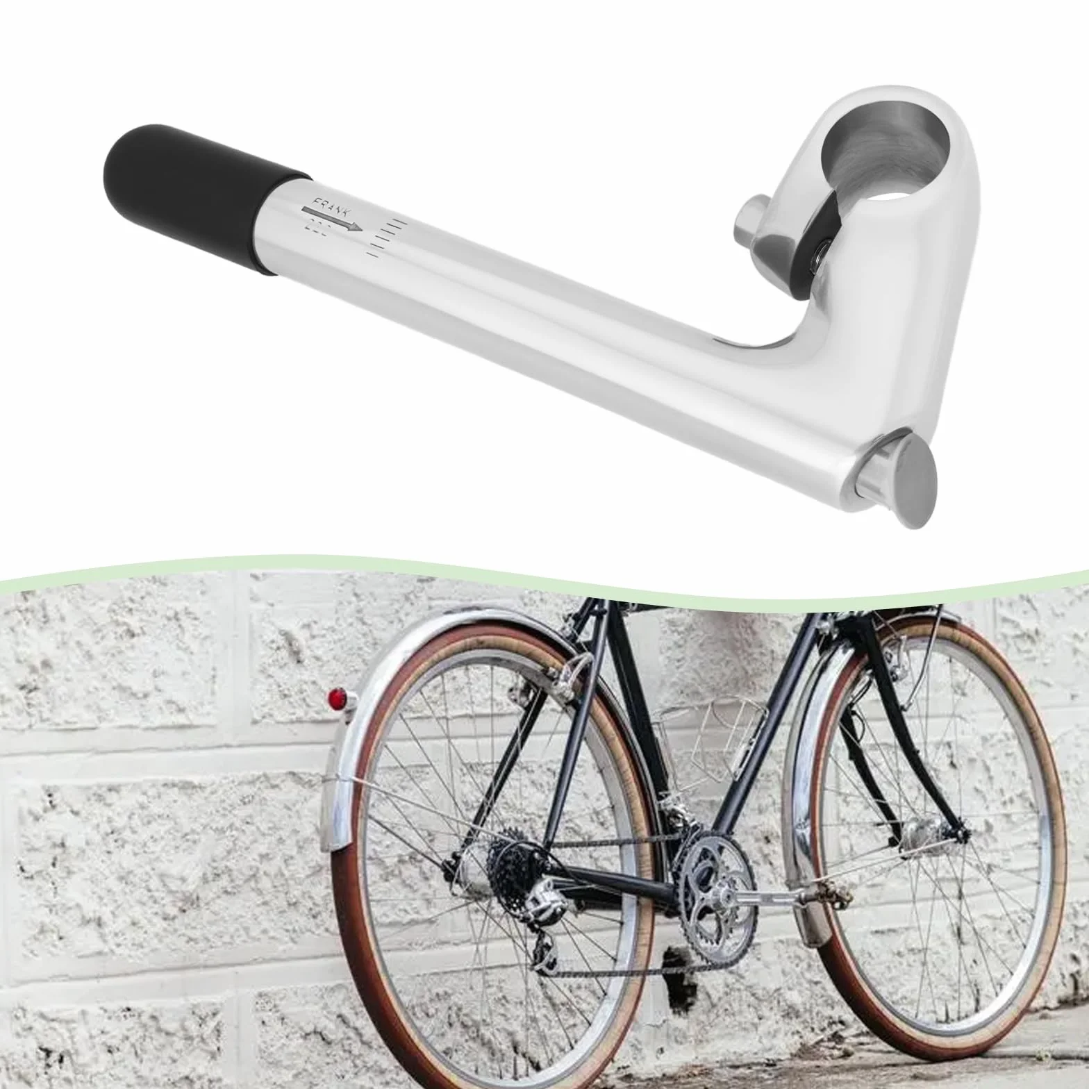 1 szt. wspornik drążka kierownicy rowerowej, 25,4 mm, trzpień pióro ze stopu aluminium, do widelca szosowego 1 cala 25,4 mm (60 mm)