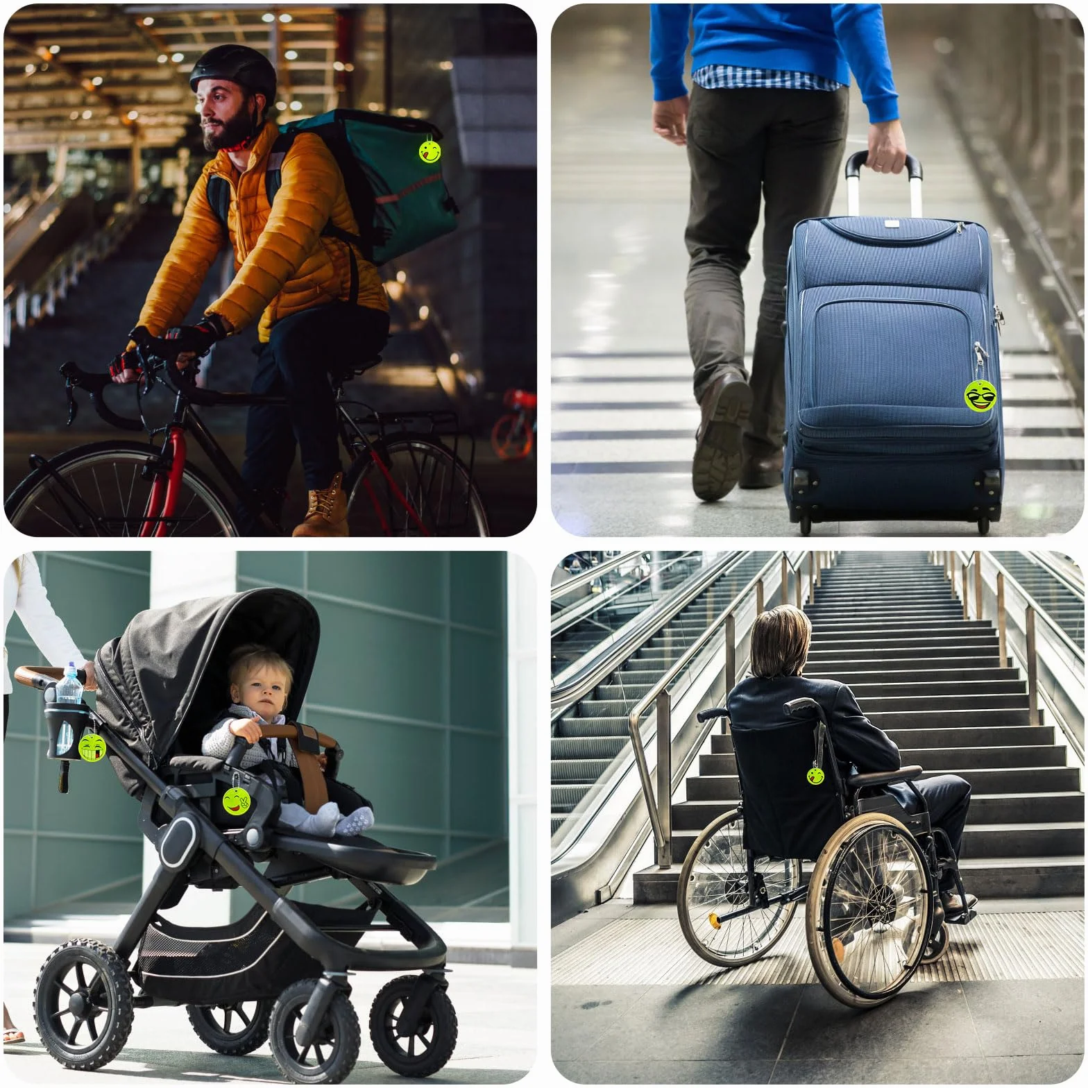 Parastar 22 sztuki odblasków dla dzieci, odblaski bezpieczeństwa dla dzieci, breloczki do kluczy, dla dzieci, do tornistra, plecaków, wędrówek, biegania nocnego i jazdy na rowerze