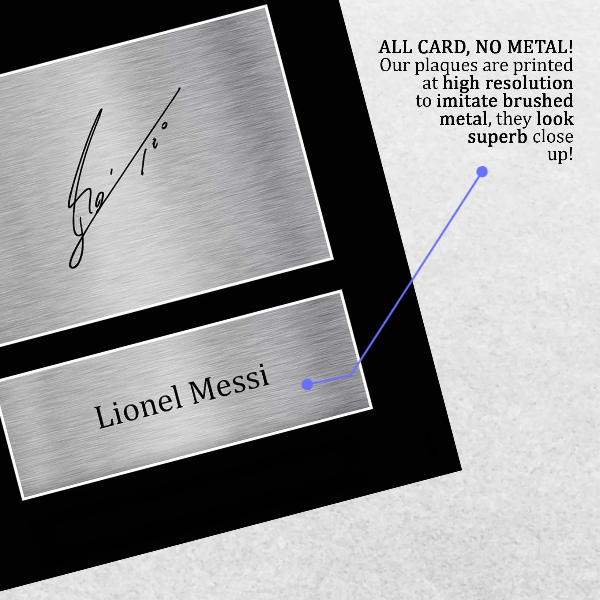 Lionel Messi Inter Miami A4 Zdjęcie Z Autografem Prezent Dla Kibiców Piłki Nożnej