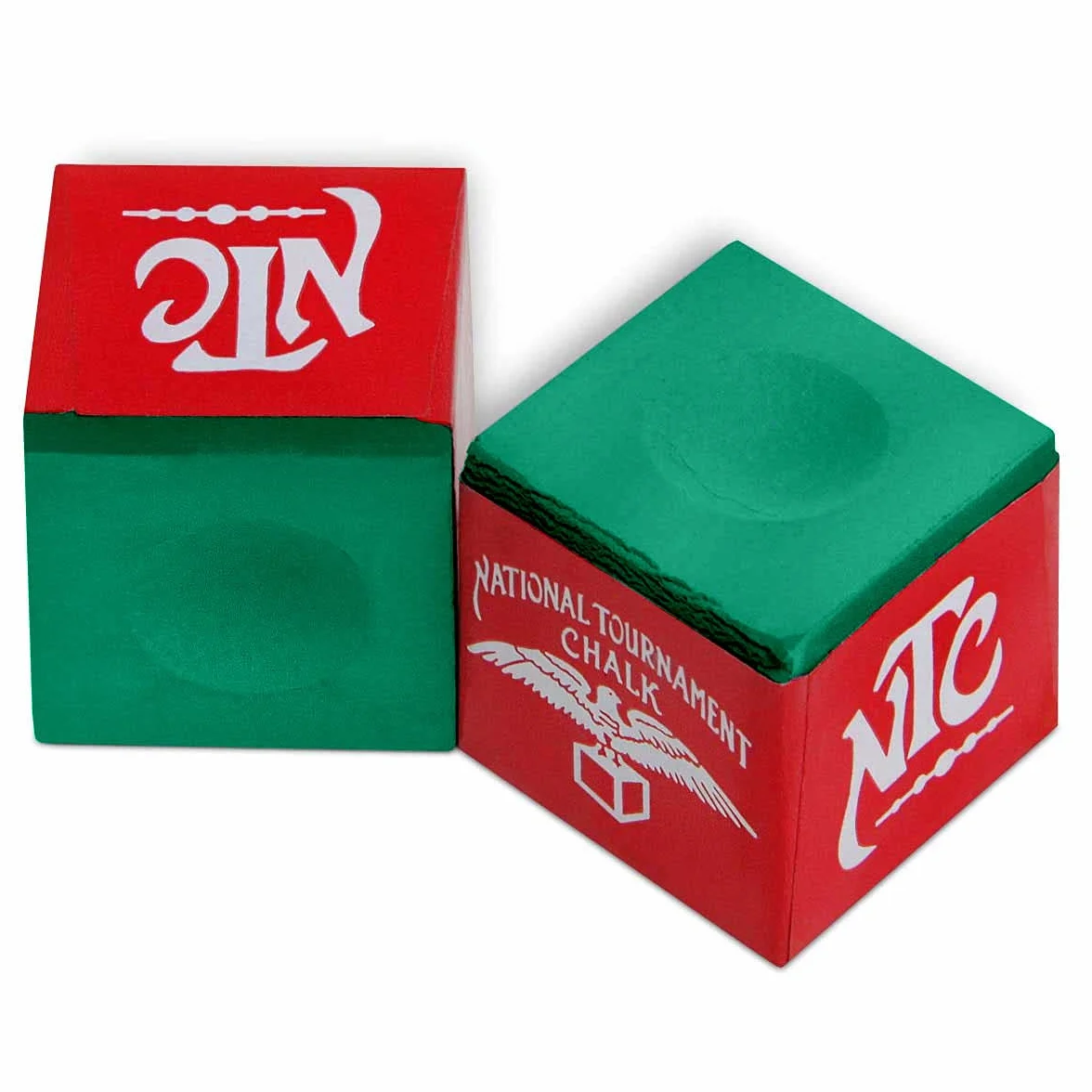 Silver Cup National Tournament Pool Cue Bilard Premium Chalk - ONE Tuzin (turniejowa zieleń)