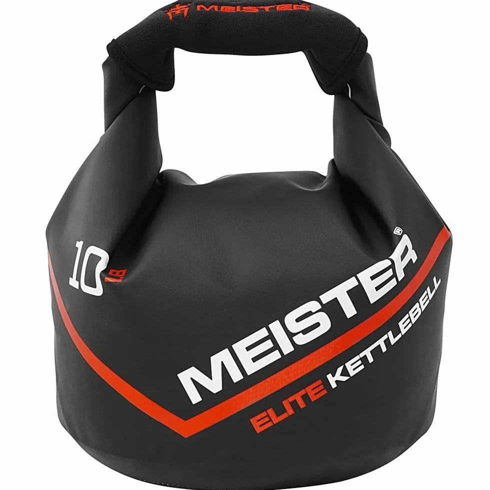 Meister Elite przenośny kettlebell piaskowy - waga miękkiego worka z piaskiem - 10/15/9 kg