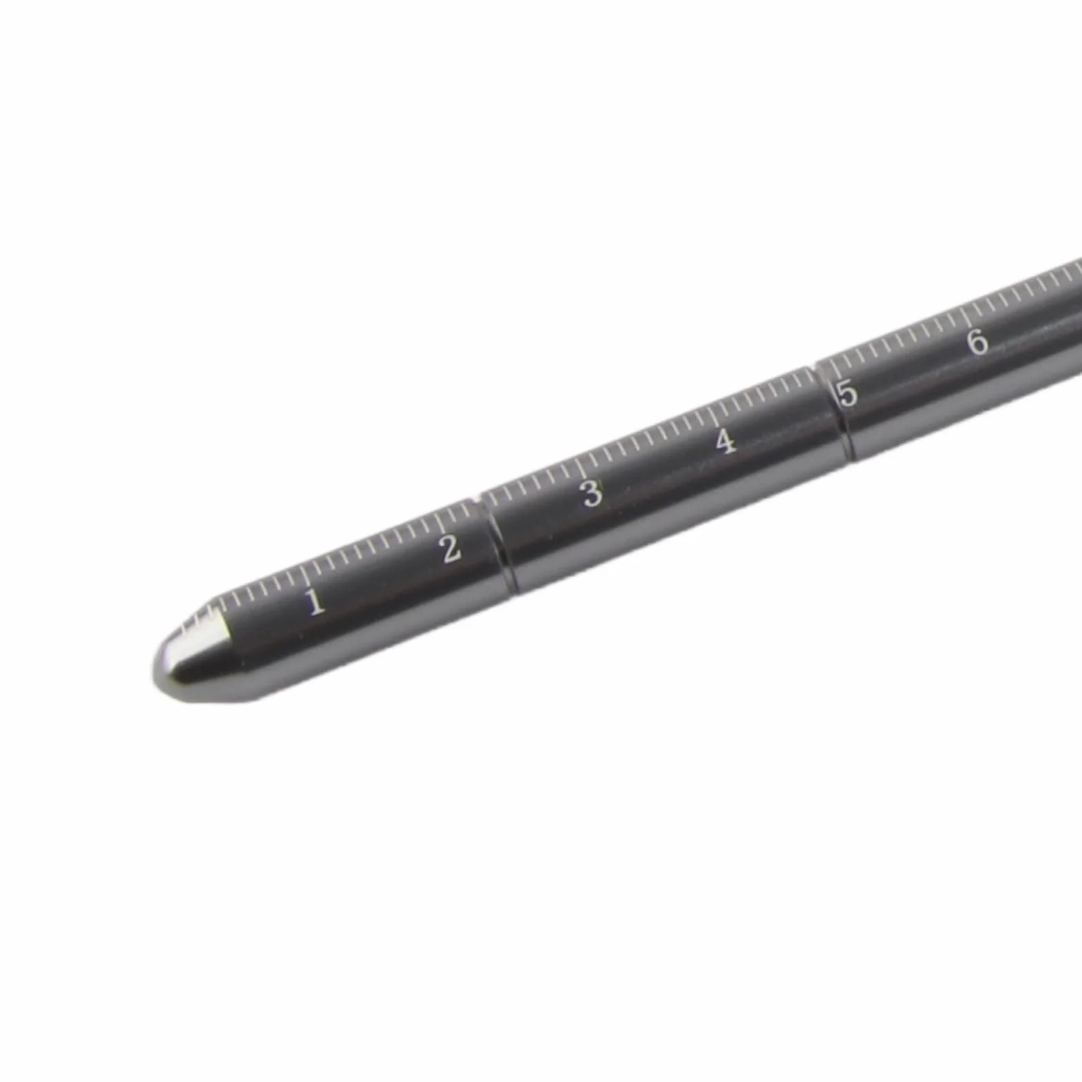 Alomejor Pointer Stick Rod Pointer Stick ze stopu aluminium Scuba Diving Noise Maker Stick Rod Pointer z regulowanym paskiem na nadgarstek (kolor szary)