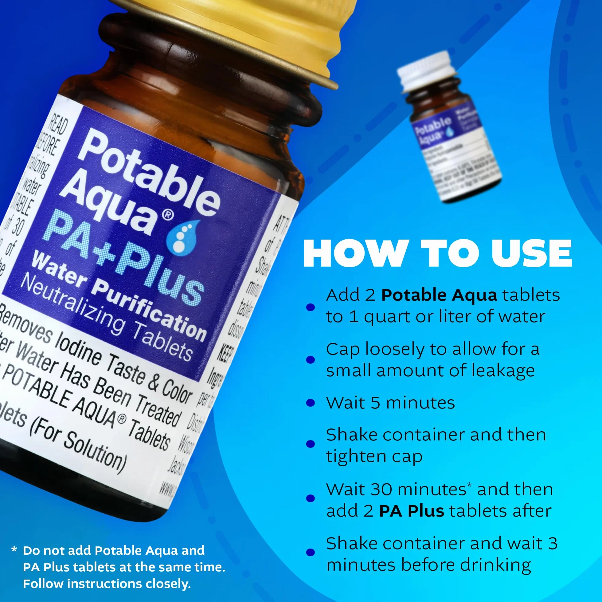 Potabile Aqua Water Compresse depurazione