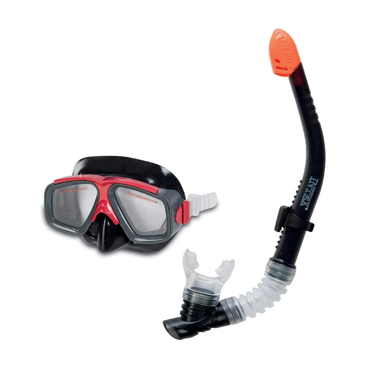 Intex 55949 Surf Rider zestaw do pływania - czarny/czerwony/biały