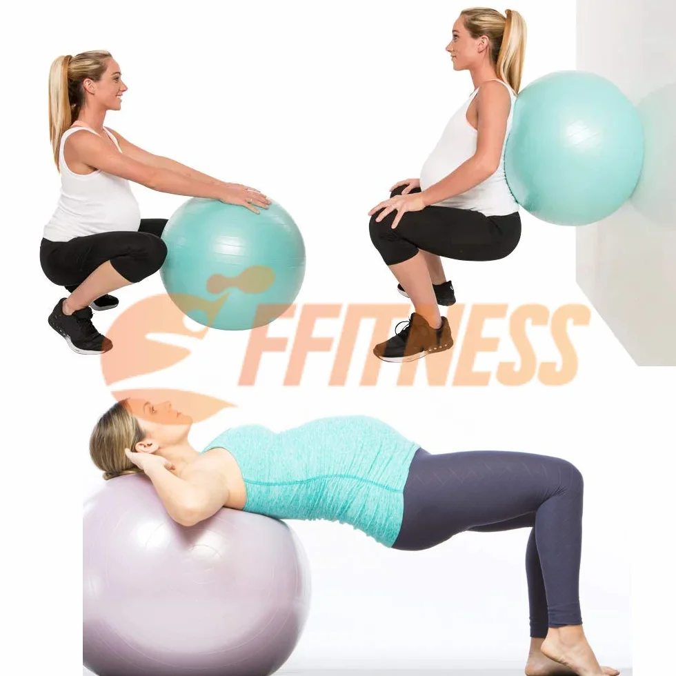 Piłka do gimnastyki przedporodowej Big Gymball 55-95 cm przeciwwybuchowa