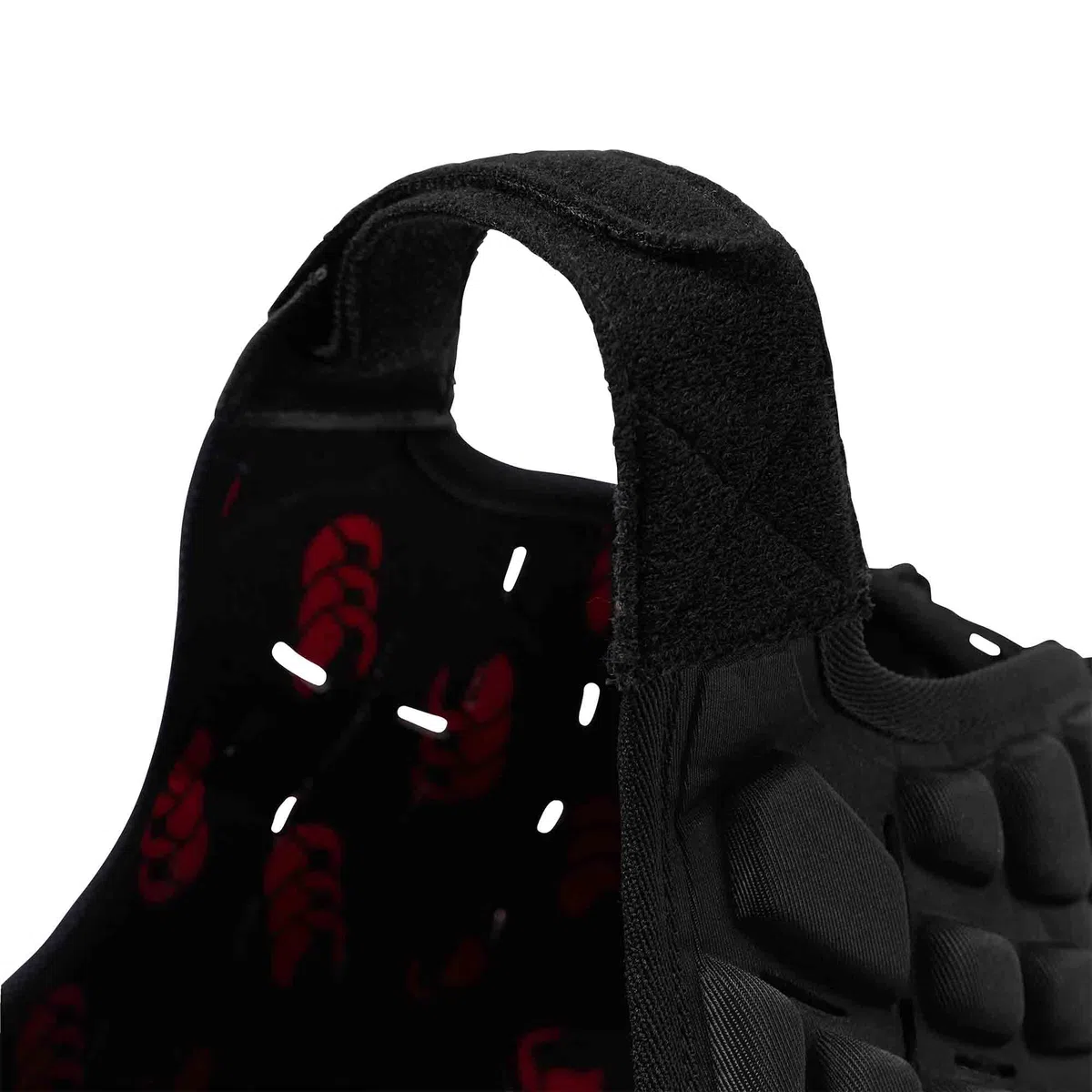 Canterbury Unisex – kask Raze Headguard dla dorosłych, czarny/czerwony, L
