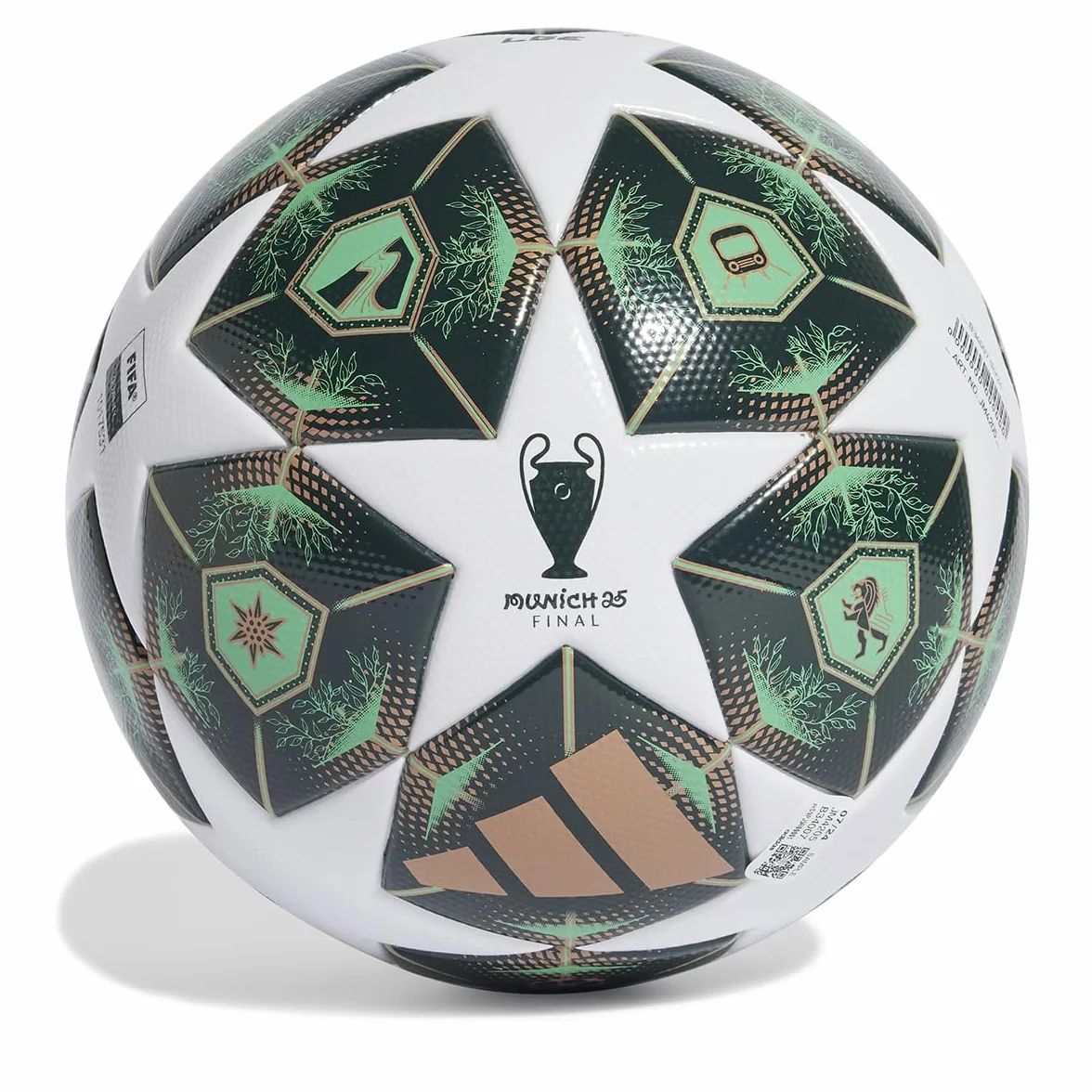 adidas UCL League 24/25 Knockout Stages Ball dla dorosłych unisex biały/SHAGRN/HIREGR 37 EU