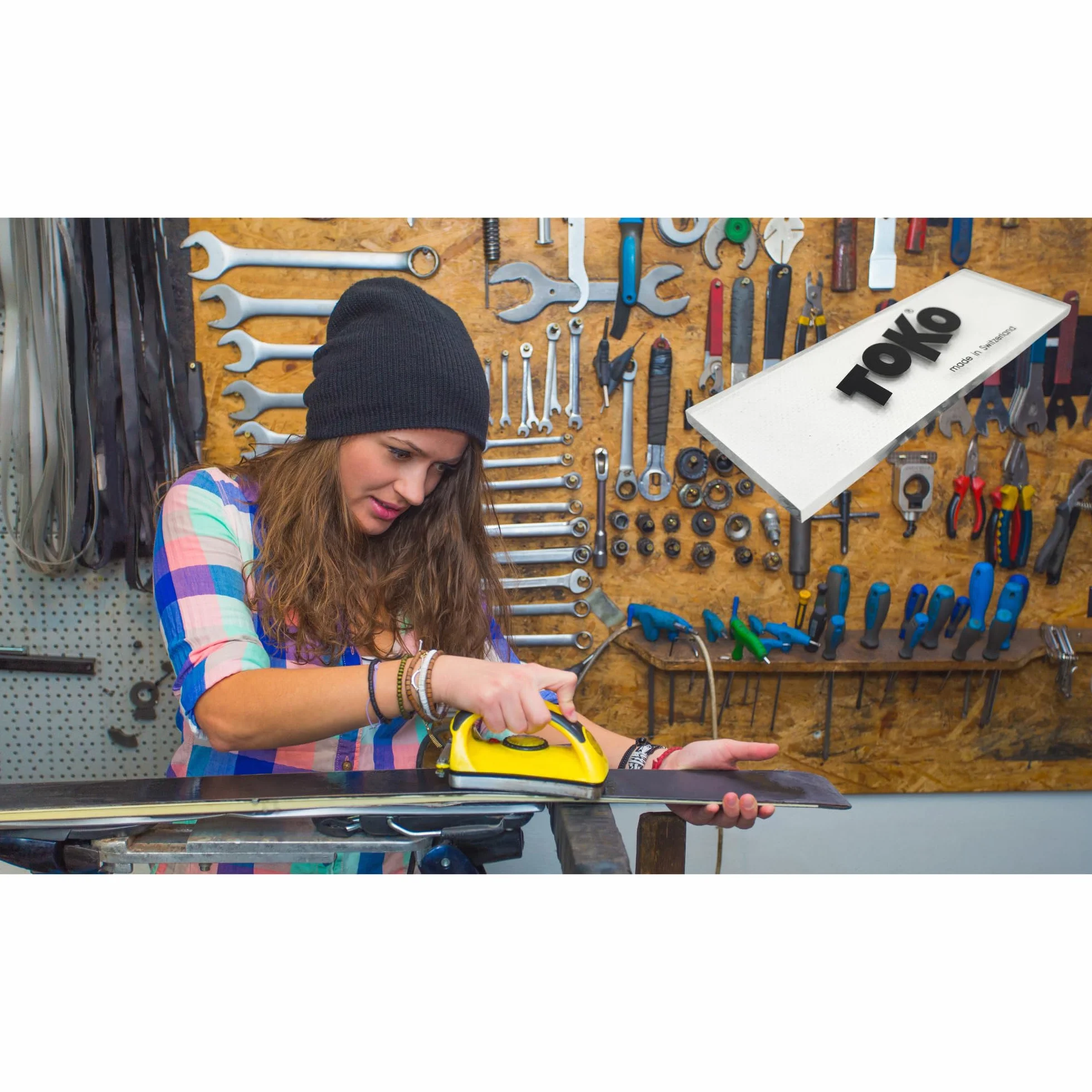 TOKO Plexi Blade Skrobak do snowboardu i freeride Skis Wax Scraper