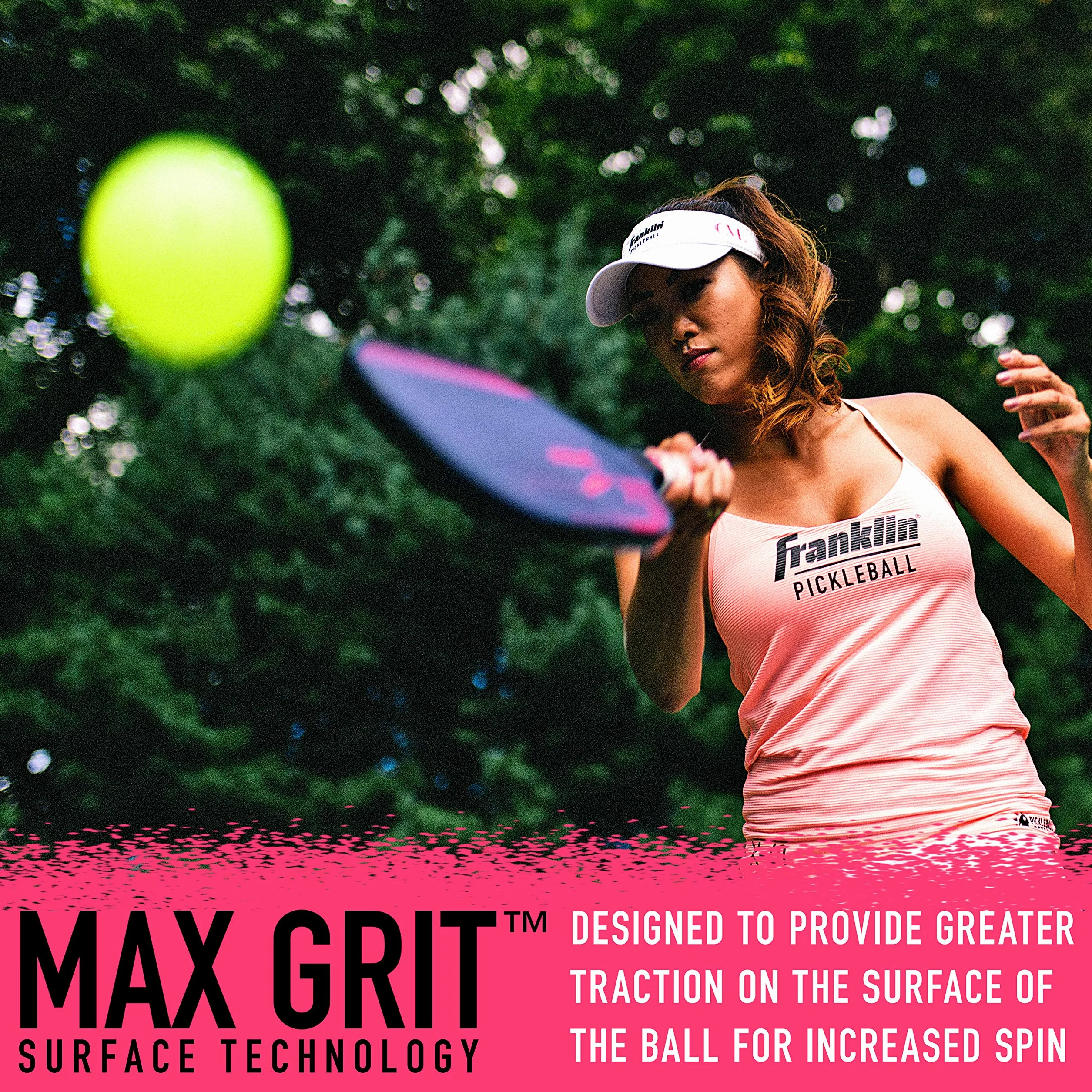 Franklin Sports Ben Johns - Christine McGrath - Aspen Kern - Pro Pickleball Paddles - Pro Tournament Pickleball Paddles z technologią MaxGrit Extra Grip