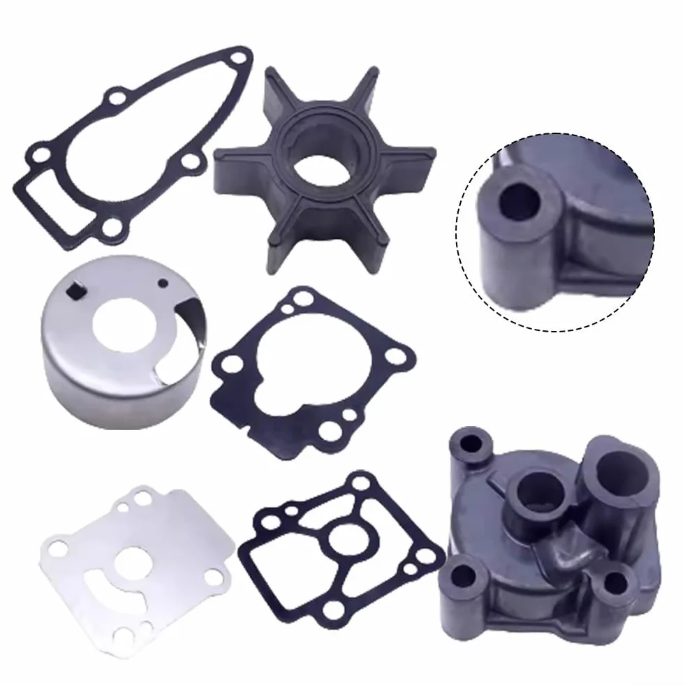 Zestaw naprawczy morskiej pompy wodnej, 3B2-87322-2 do Tohatsu 8HP 9,8HP M9.8B NS8B NS9.8B do rtęci, zestaw zamienny wirnika silnika 4-suwowego
