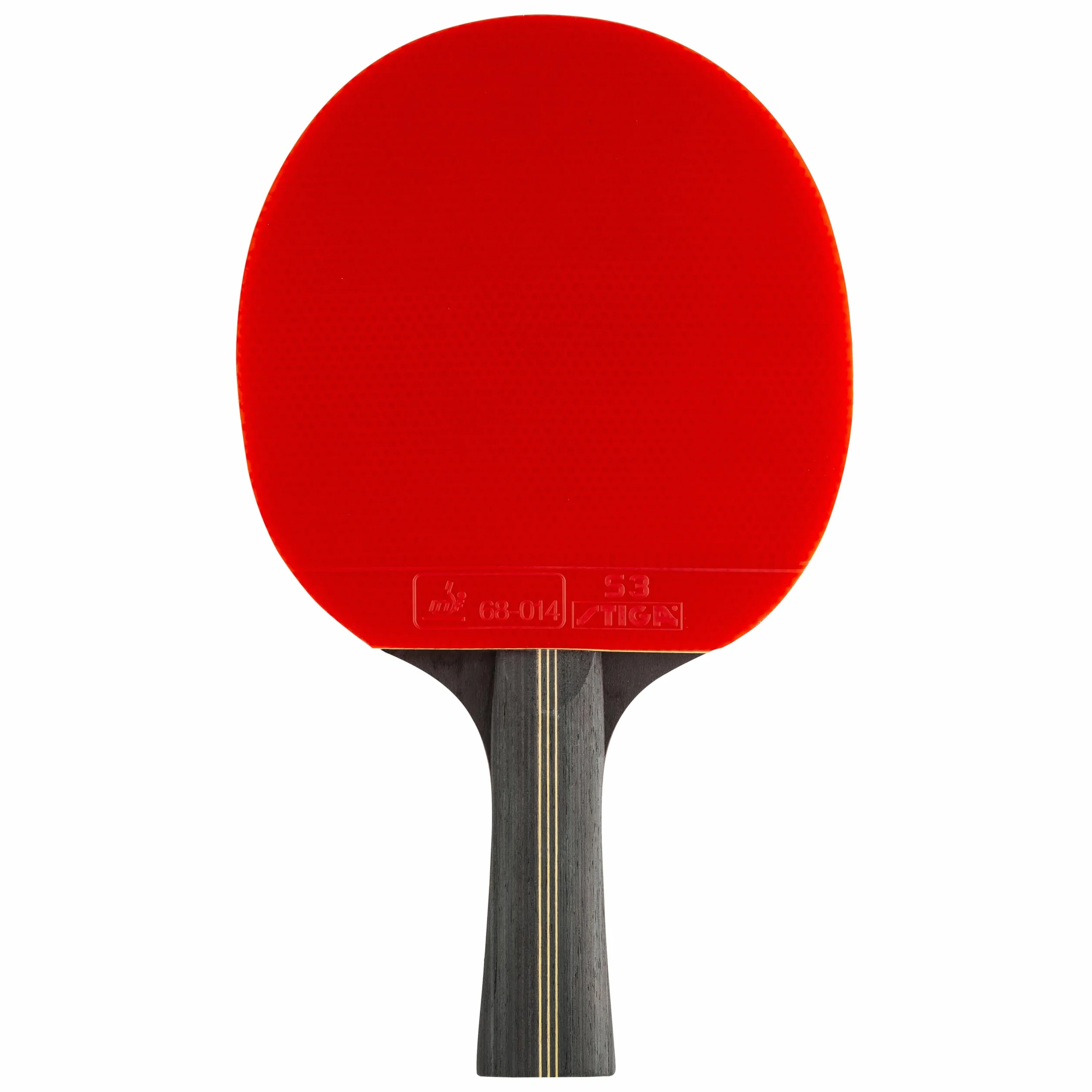 STIGA Trinity V2 kij do tenisa stołowego – 3-gwiazdkowe ostrze, guma zatwierdzona przez ITTF, ergonomiczny uchwyt, dla ofensywnych graczy