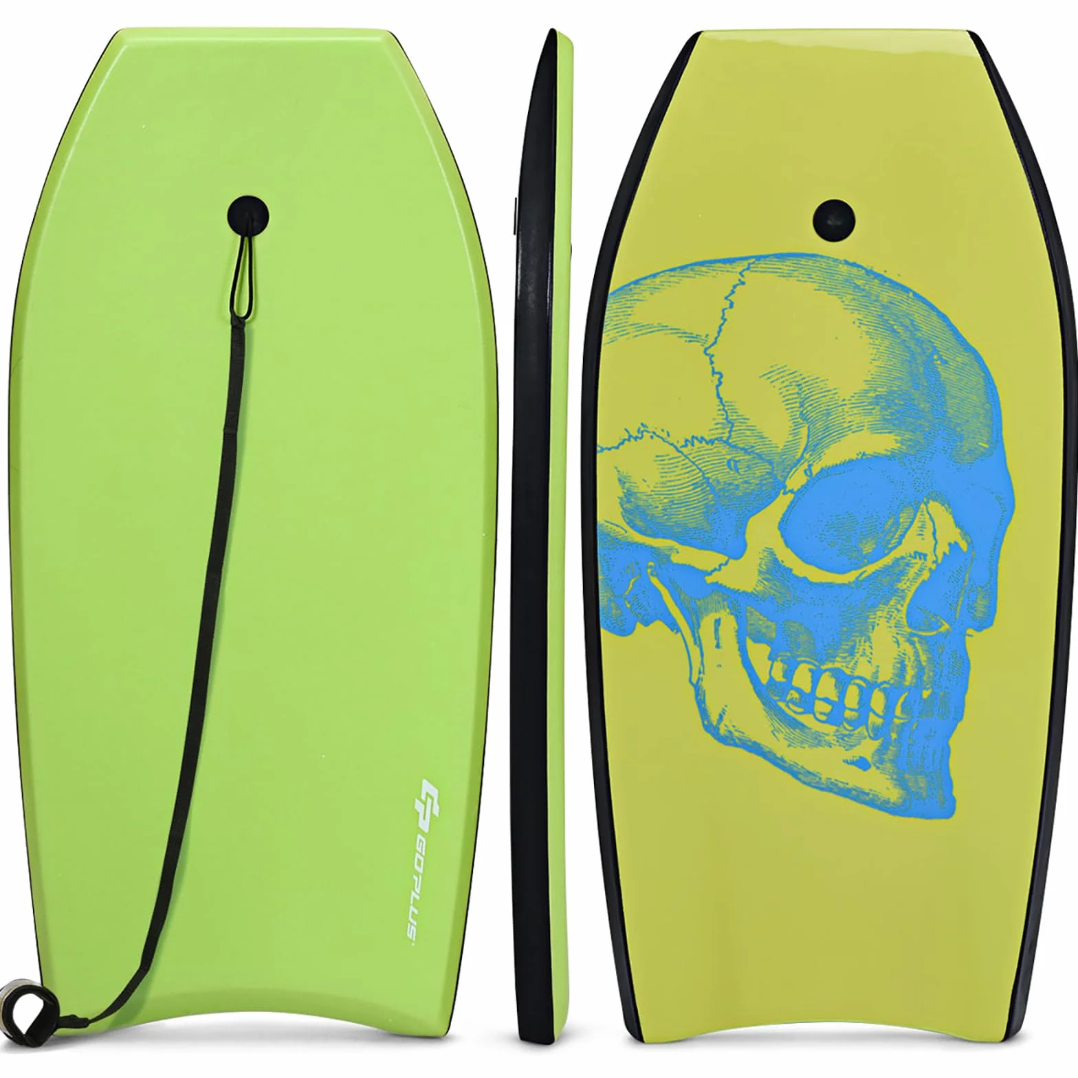 Costway Bodyboard, deska do pływania, deska surfingowa dla dzieci i dorosłych, deska surfingowa, deska Sup-Board, 104 x 51 x 6 cm (zielona i niebieska)