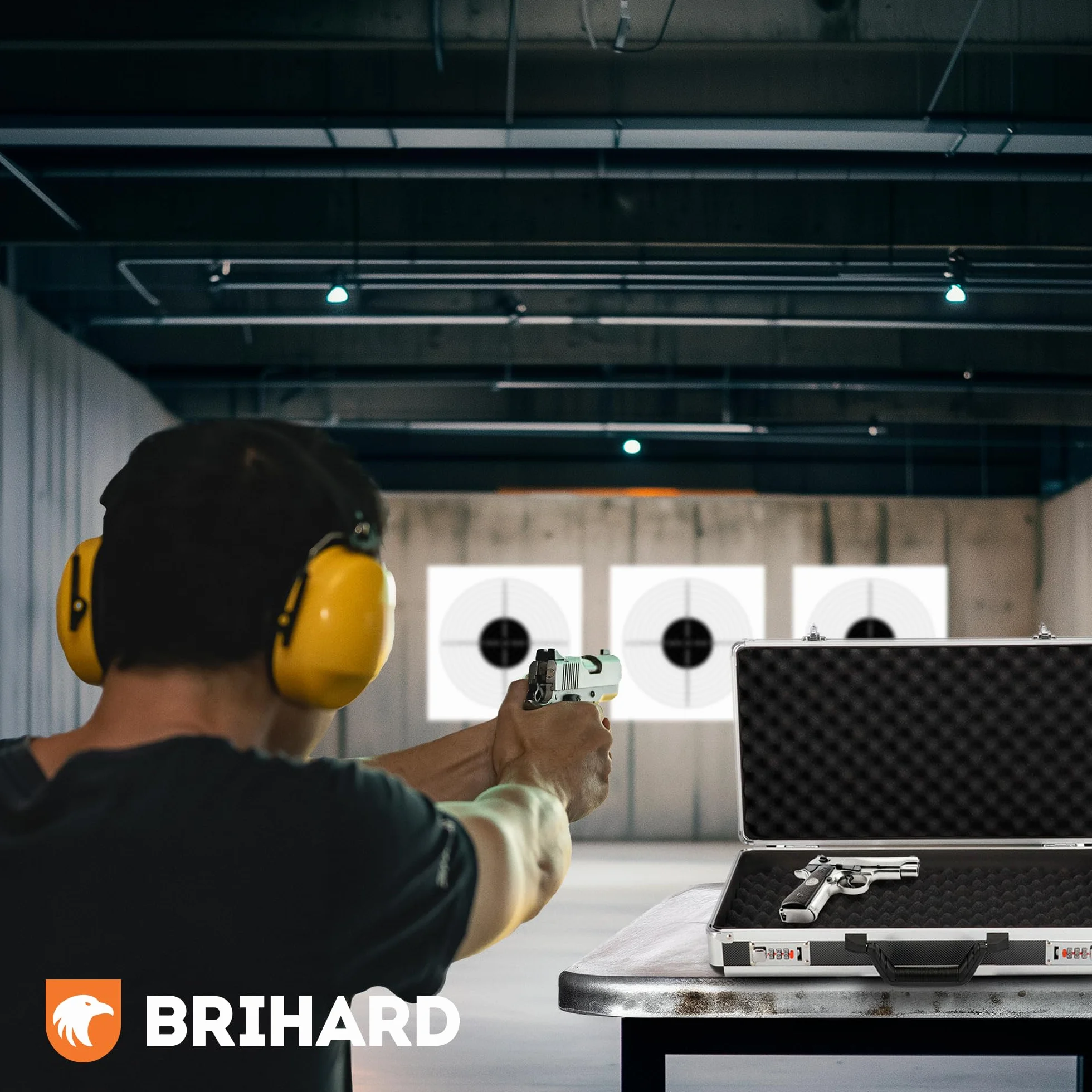 Extra Strong Weapon Cases, Przenośna Walizka na Broń Krótką z Aluminiową Ramą