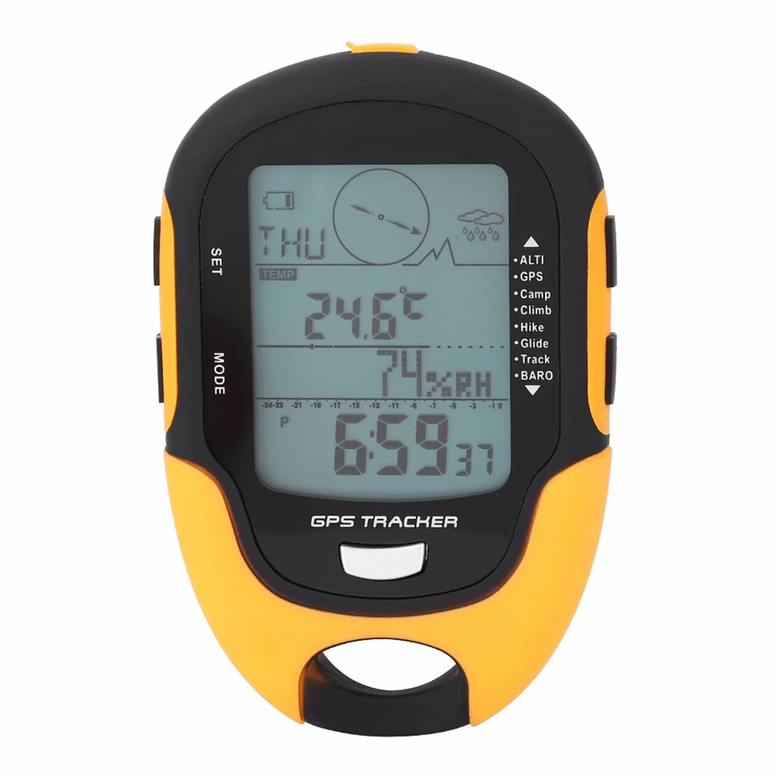 Ręczny Nawigator GPS Beidou z Barometrem i Wysokościomierzem USB do Wędrówek