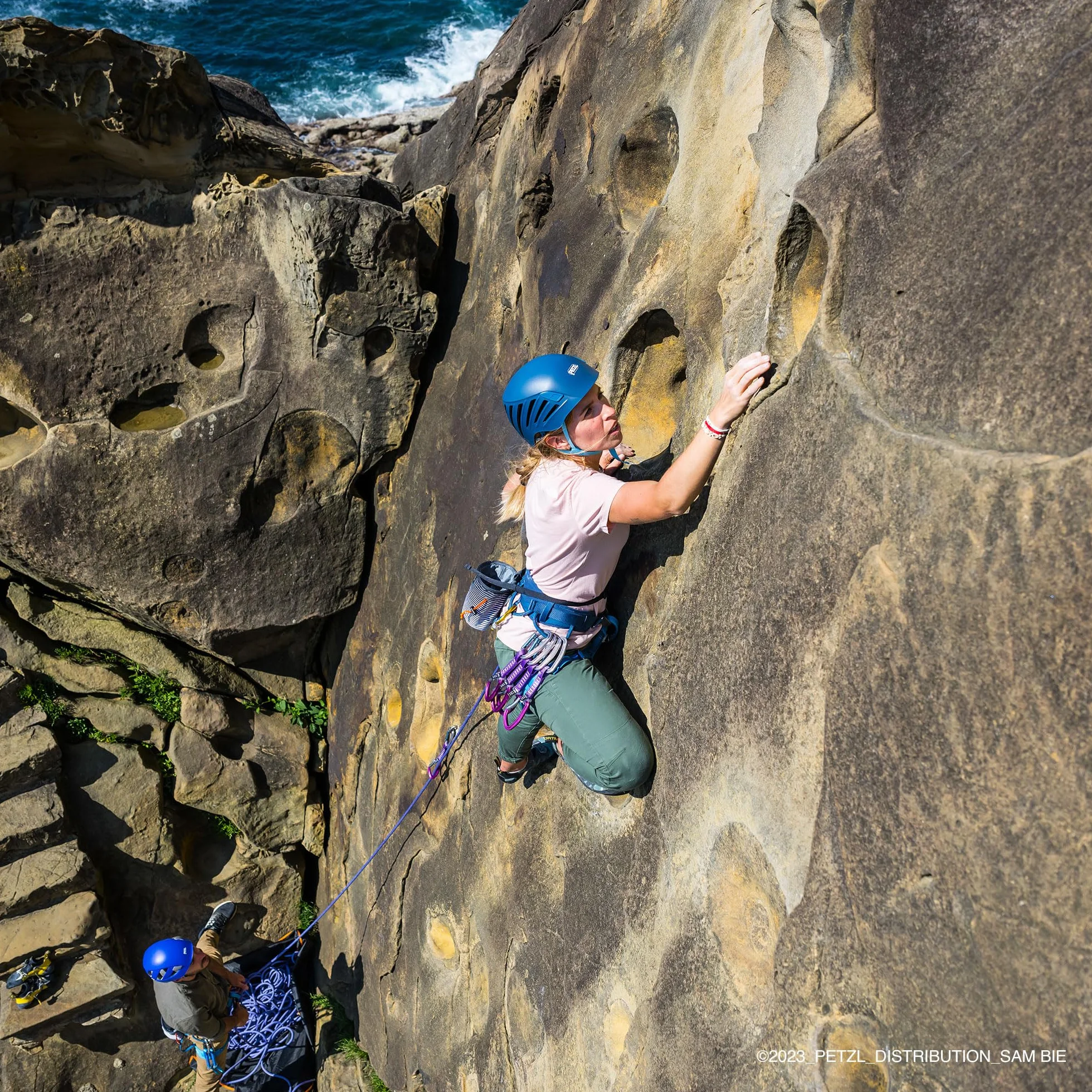 PETZL Unisex – dla dorosłych Djinn Axess, wytrzymałe przesunięcie do wspinaczki w Cliff