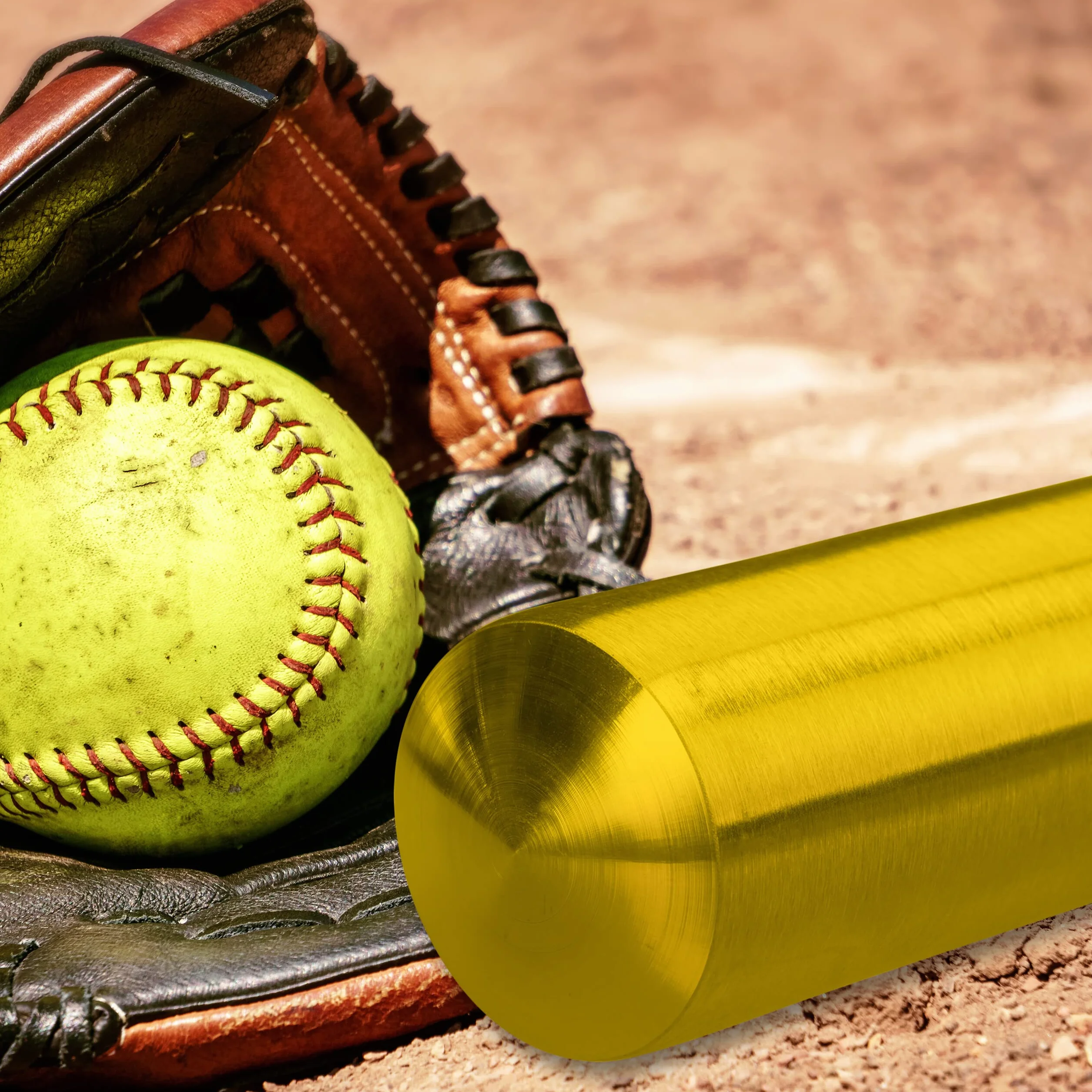 Relaxdays Aluminiowy kij baseballowy, 34 cali, antypoślizgowy uchwyt, akcesorium aluminiowe, złoty