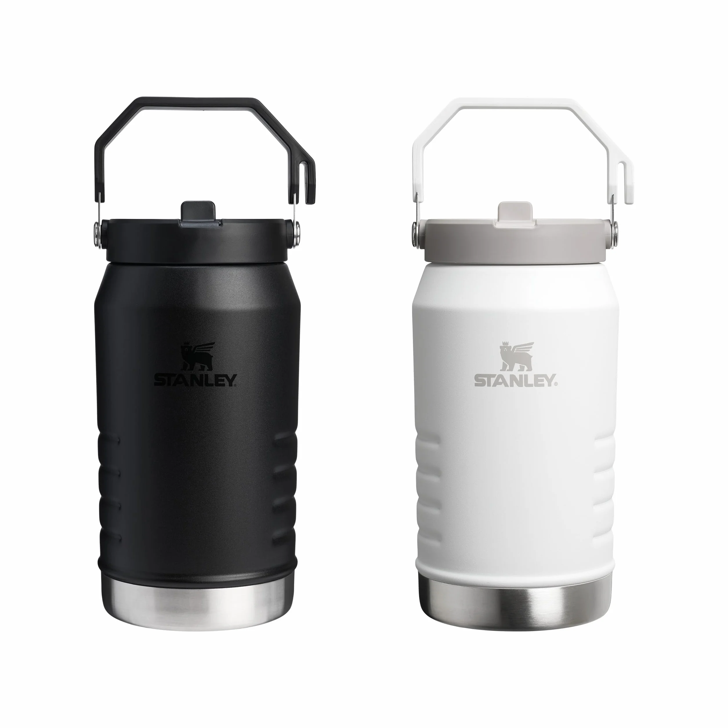 Stanley 1913 Iceflow Flip Straw 2.0 Jug 1.90L - 20 Godzin Zimna - 4 Dni Mrożona - Szczelna - Butelka Na Wodę Ze Stali Nierdzewnej - Nie Zawiera BPA - Można Myć W Zmywarce - Butelka Na Siłownię