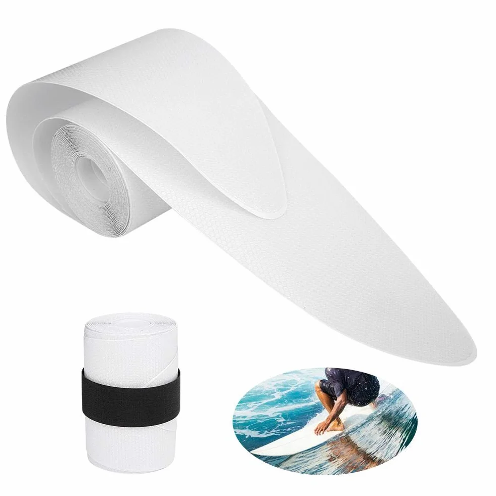 Alomejor 2 szt. taśma ochronna do deski surfingowej SUP taśma ochronna szyna surfingowa folia ochronna SUP osłona szyny