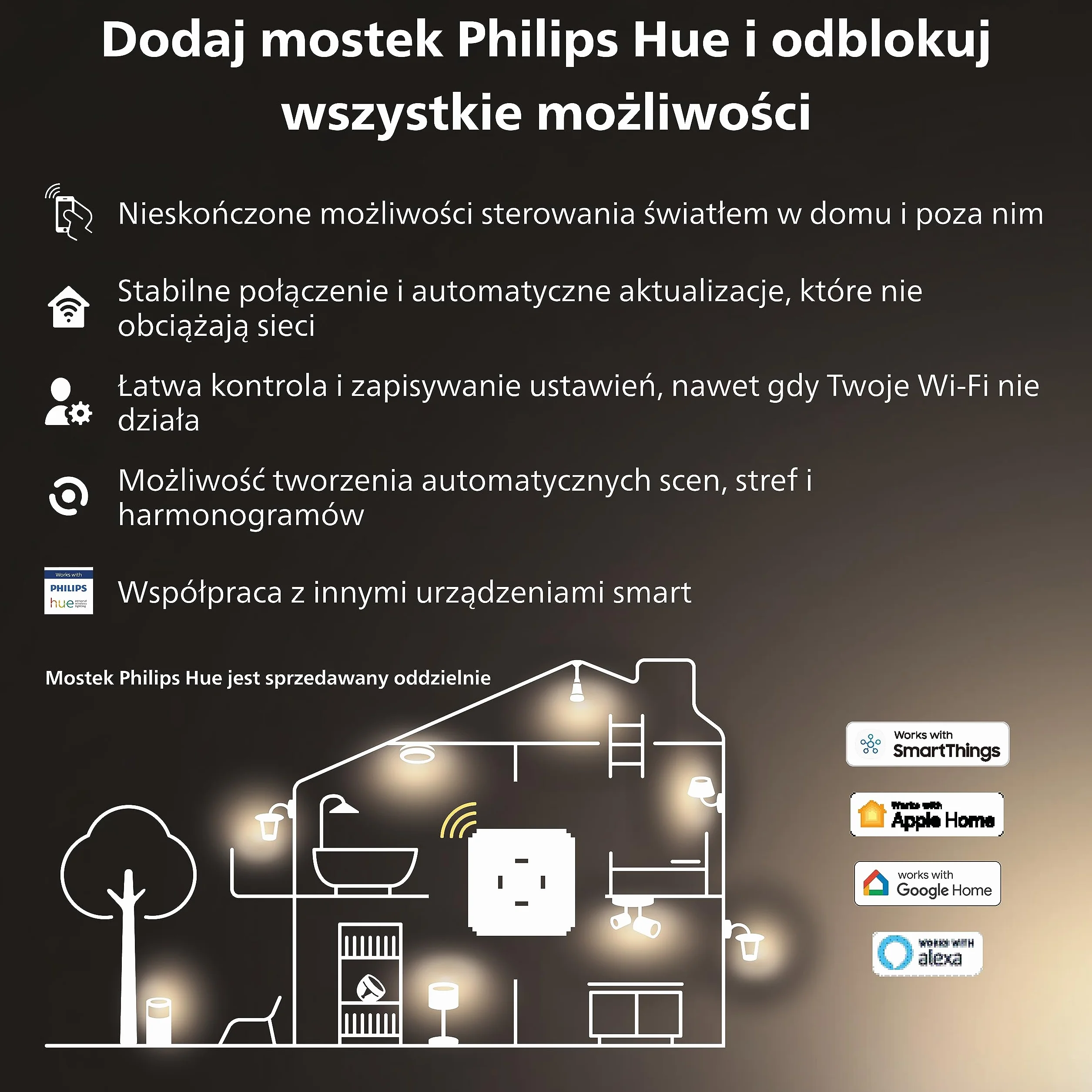 Philips Hue Play White and Colour Ambiance Smart Light Bar Podłużna Lampa Zestaw 2 szt. Czarny