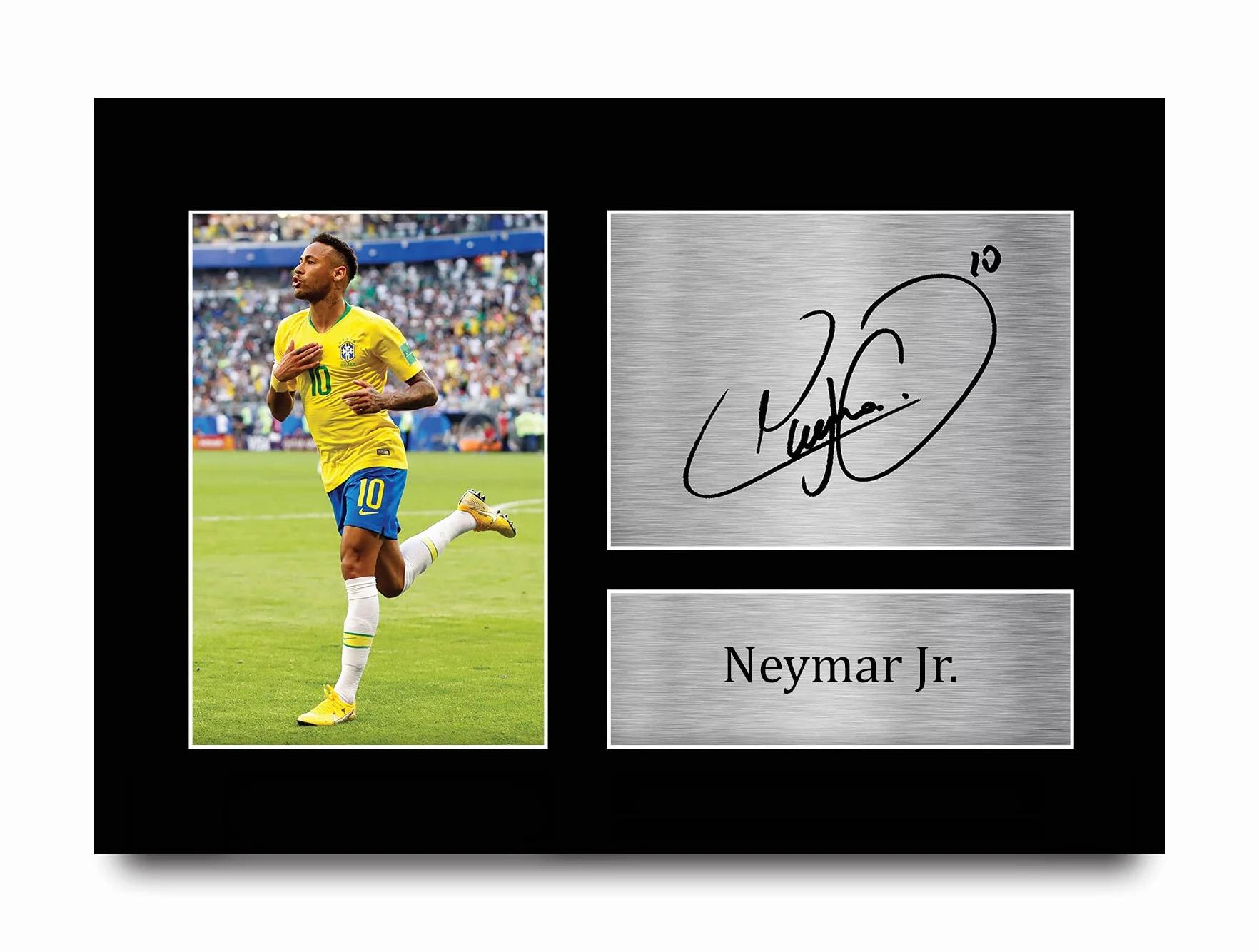 A4 Neymar Jr Brazylia prezenty z nadrukiem podpisanego autografem