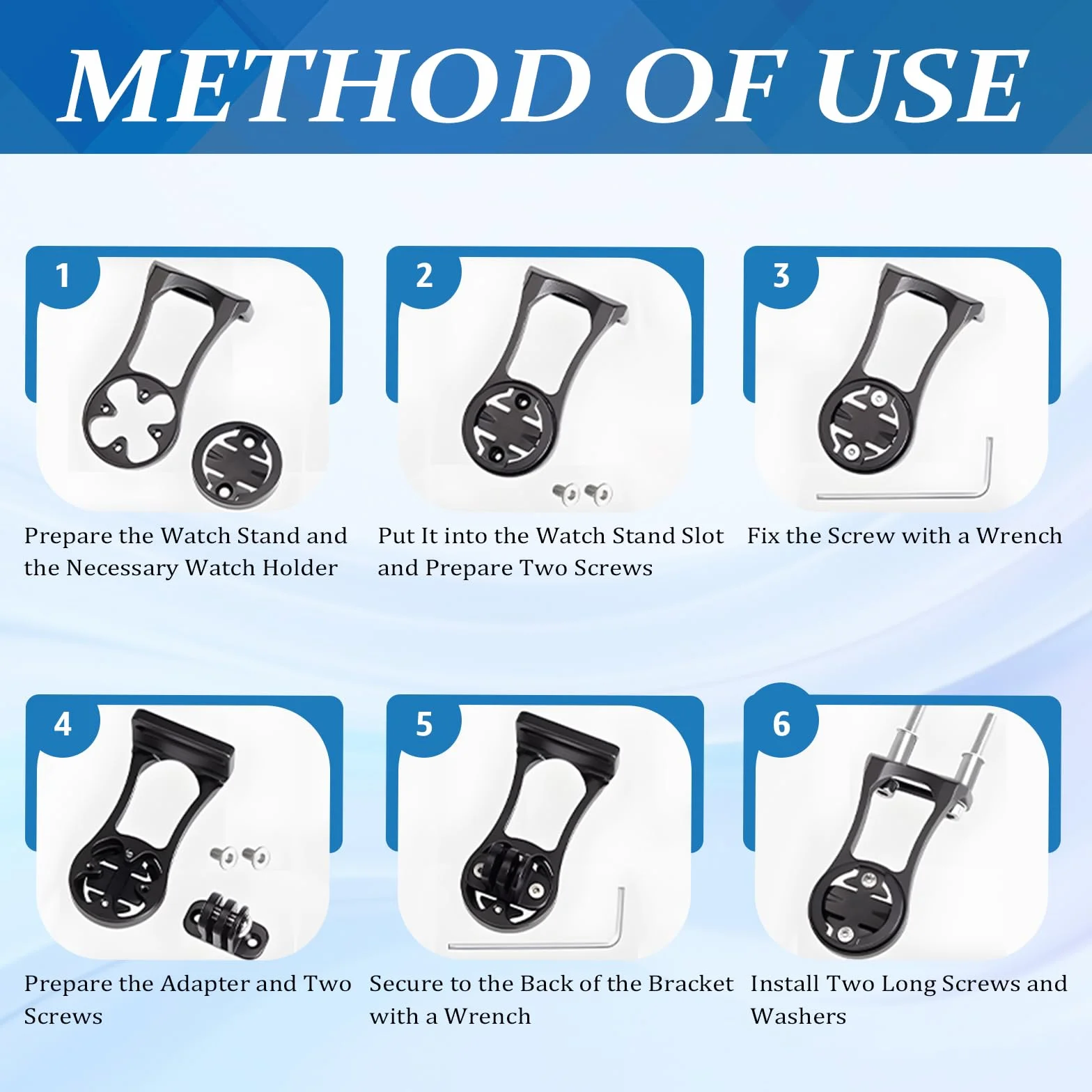Uchwyt rowerowy, uchwyt na komputer rowerowy, kompatybilny z Garmin/IGPS Bolt Mount uchwyt na kierownicę rowerową FEdge Extended Out przedni uchwyt, regulowany uchwyt Edge, uchwyt na mostek (czarny)
