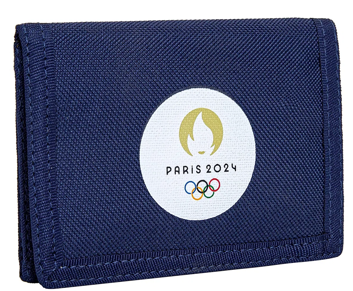 PARIS 2024 Portfel JO Oficjalna Kolekcja Igrzyska Olimpijskie Niebieski