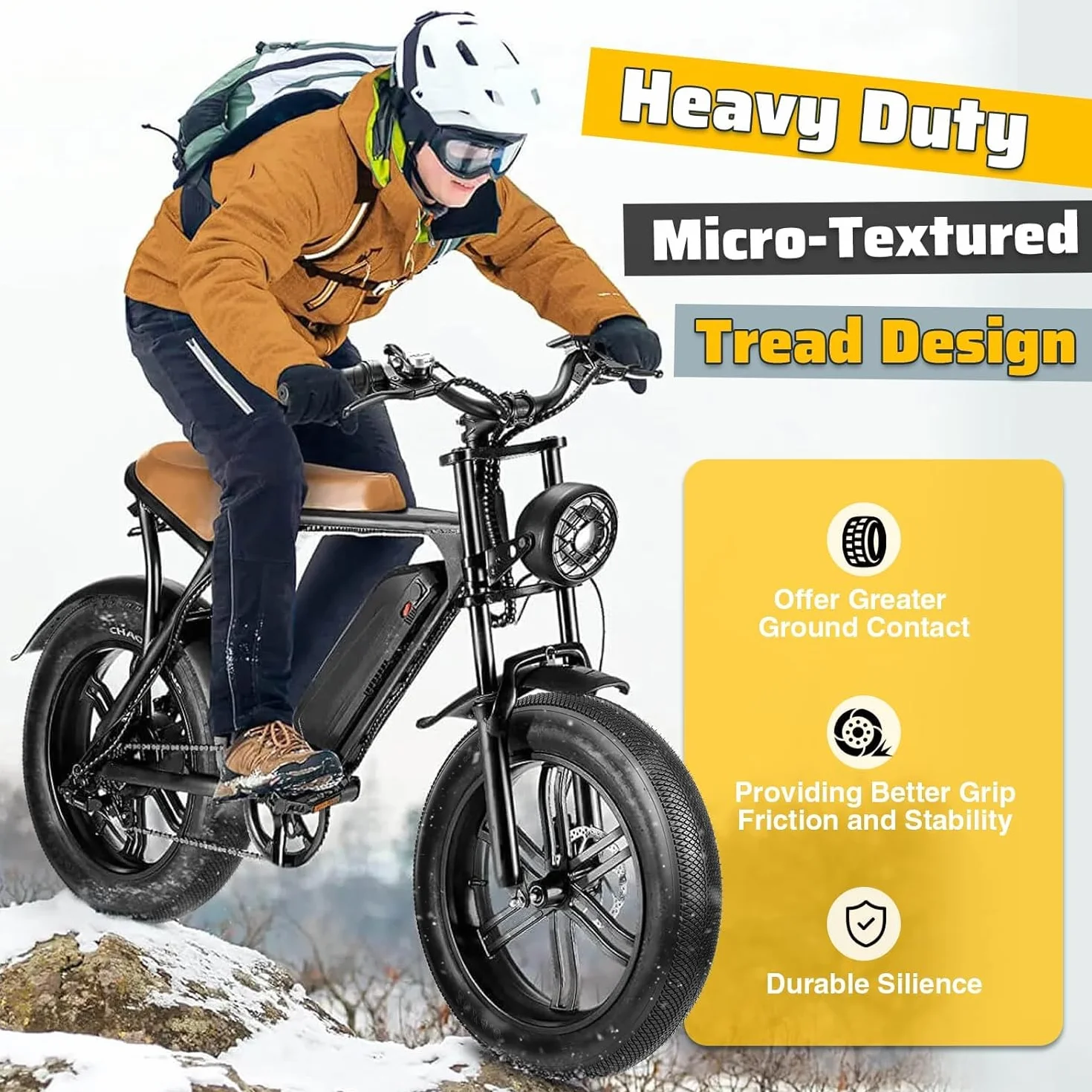 ZUKKA Opony do roweru Fatbike 26 x 4.0 cala Heavy Duty składane opony tłuste 26x4.0 z osłoną i 2-pakiet 26-calowych dętek 26x4.0 do roweru Fatbike, górskiego MTB