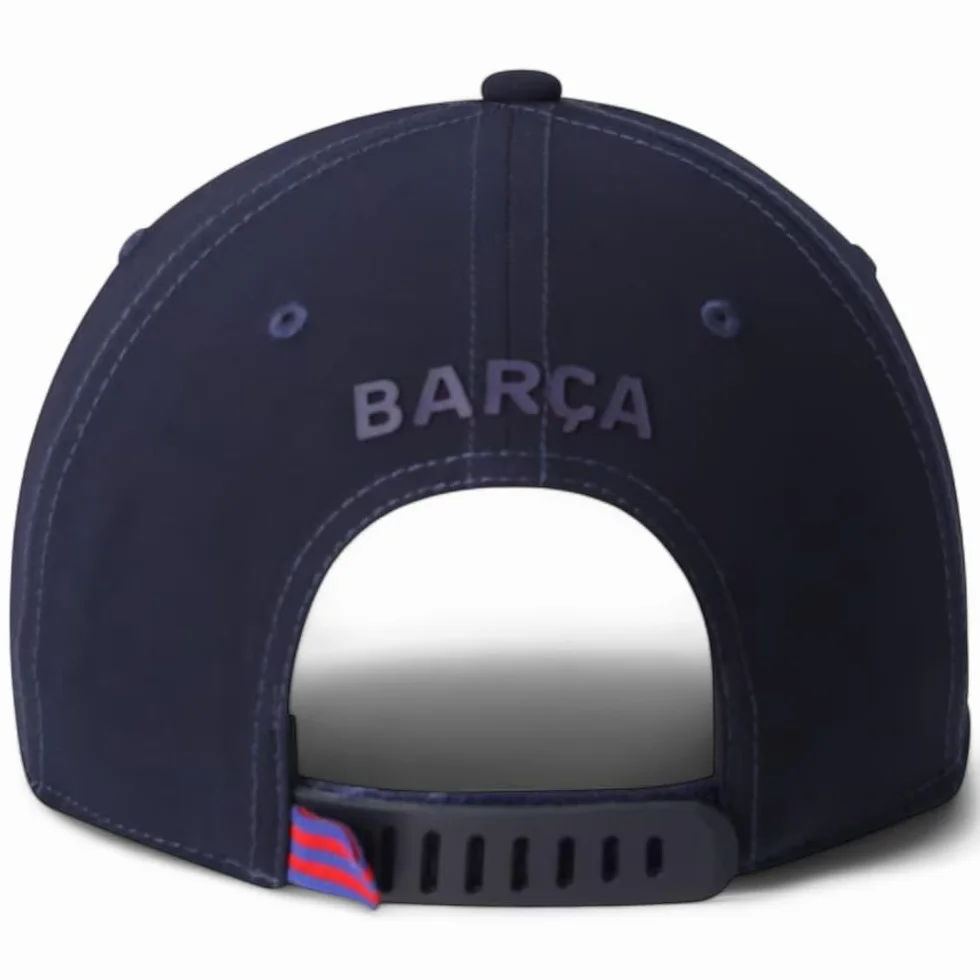 FC Barcelona Cap Neuter Navy Barça z licencją - Regulowany rozmiar dla dorosłych