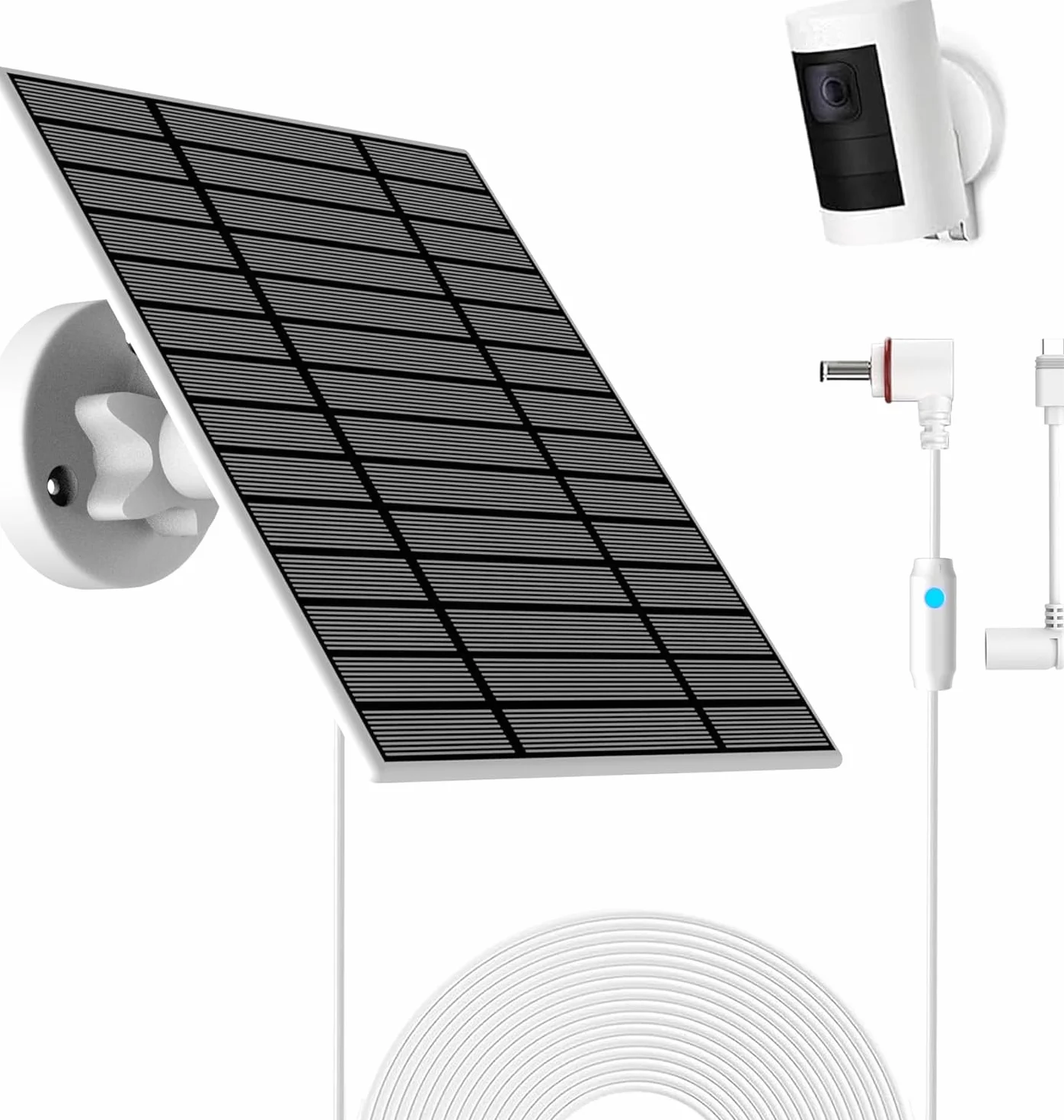 Ring Panel słoneczny 6 W IP66 USB-C DC 3,5 mm