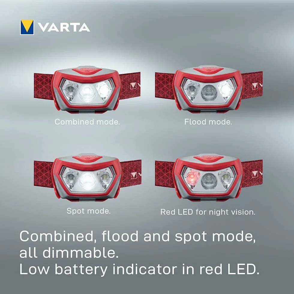 VARTA Outdoor Sports H20 Pro z 3 bateriami AAA