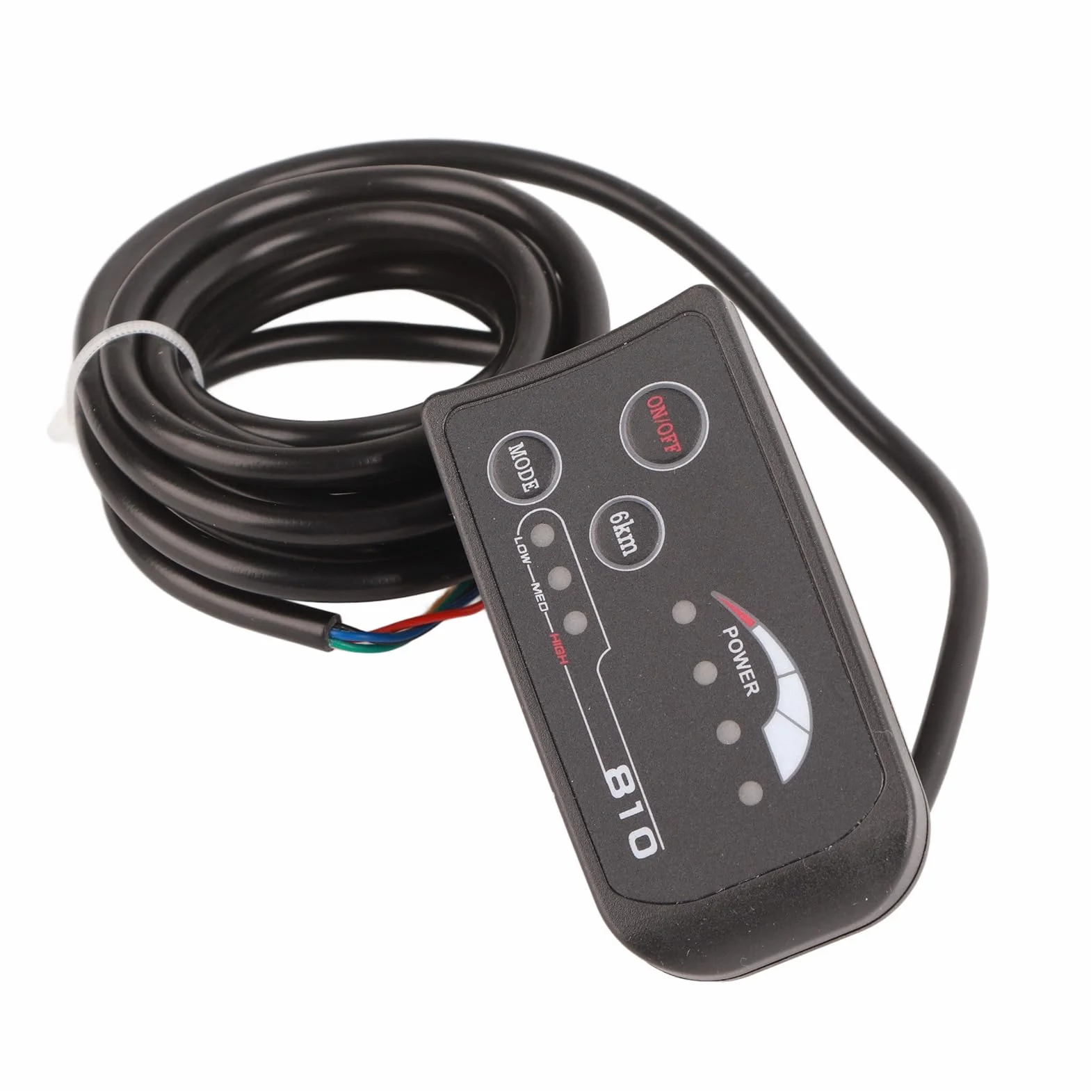 Wyświetlacz LED do roweru elektrycznego 810 z 5-przewodowym kablem, panel sterowania, rower elektryczny, wyświetlacz LED 810, z 5-przewodowym kablem, panel sterowania