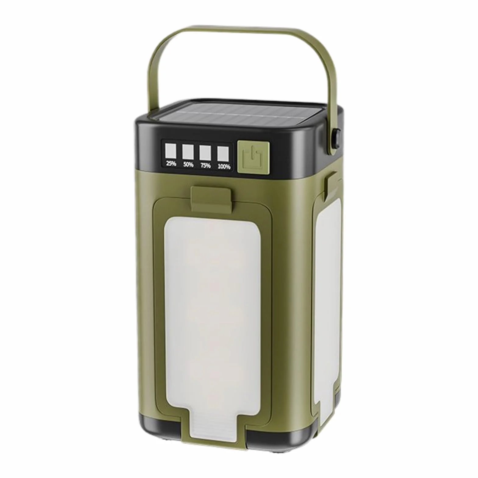 Camping Lamp LED Foldable Dimmable Rechargeable USB Battery Bright Light for Outdoor Activities 4.72x2.76x2.76in