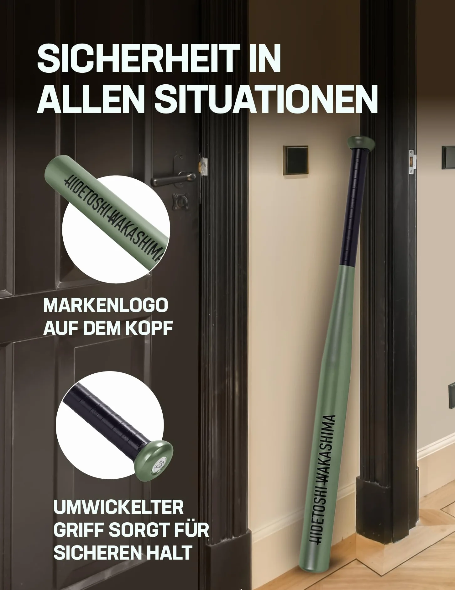 Tokyo kij baseballowy ze stali nierdzewnej 28 cali 980 g
