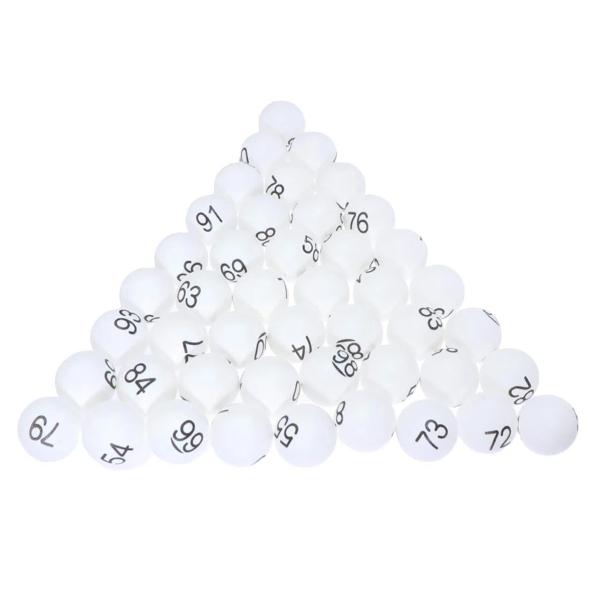 TOYANDONA 100 sztuk plastikowe piłki do tenisa stołowego 4 cm numerowane Bingo Ball lotteria kolorowe kulki ping Pong 1-100 wesele przyjęcie urodzinowe dostarczane czerwone