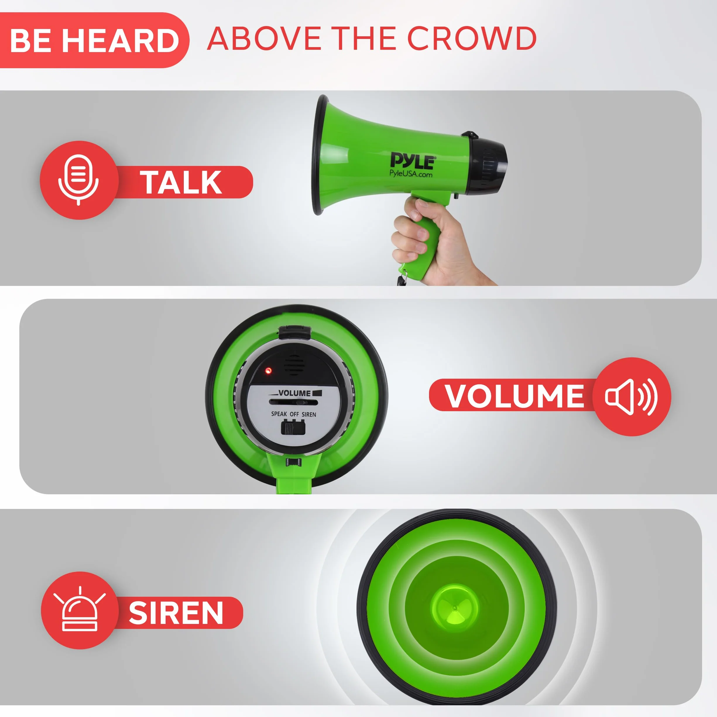 Pyle Głośnik megafonowy PA Bullhorn