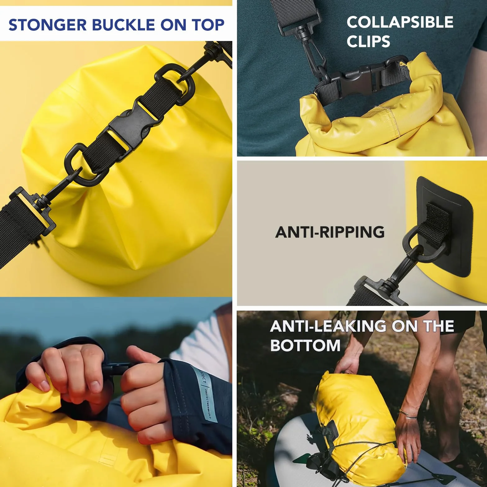 Unigear Wodoodporne torby / wodoodporne torby / torba sucha, 2 l, 5 l, 10 l, 20 l, 30 l, 40 l, do aktywności na świeżym powietrzu i sportów wodnych, biwakowania, pływania łodzią, kajakiem, wędkowania