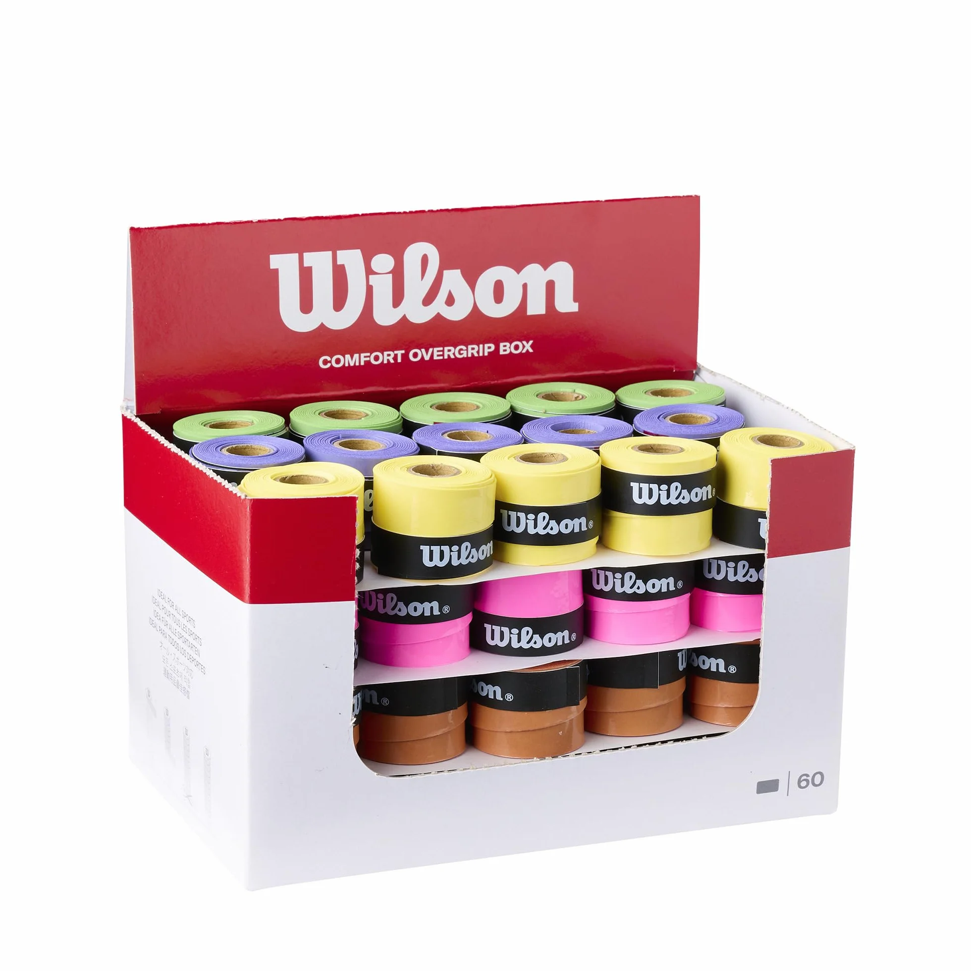 Wilson Unisex Adult Box Overgrip (Ultra Packen, Multi, United EU